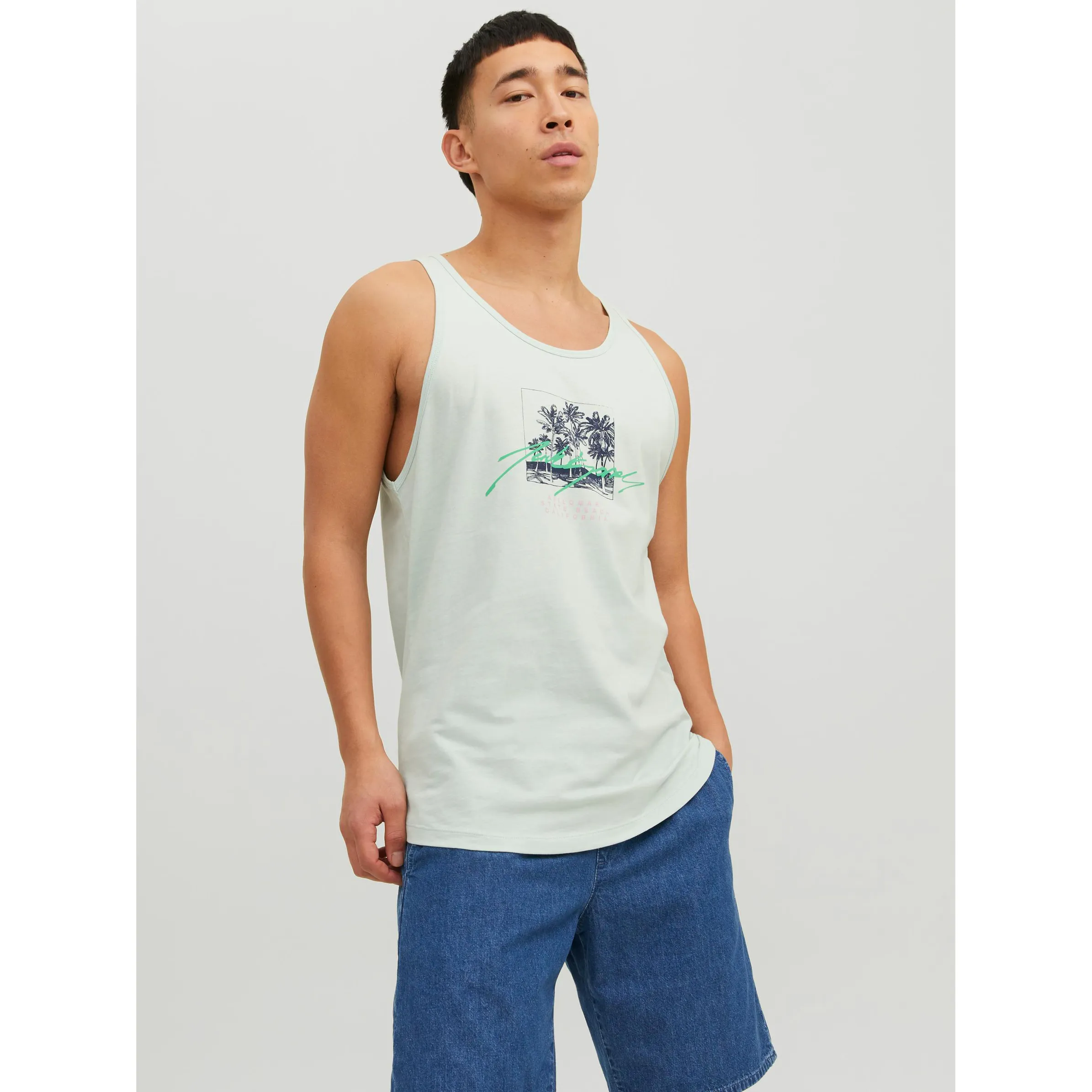 Jack Jones 12234227 JORTULUM SKETCH TANK Blau 877751 177678 2