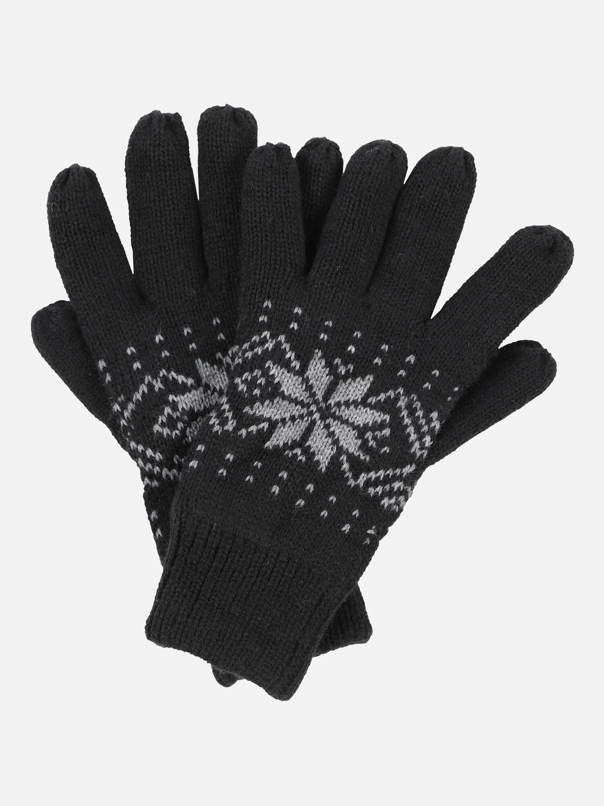 Jim Spencer He. Strickhandschuh Norwegen Schwarz 870266 BLACK 1