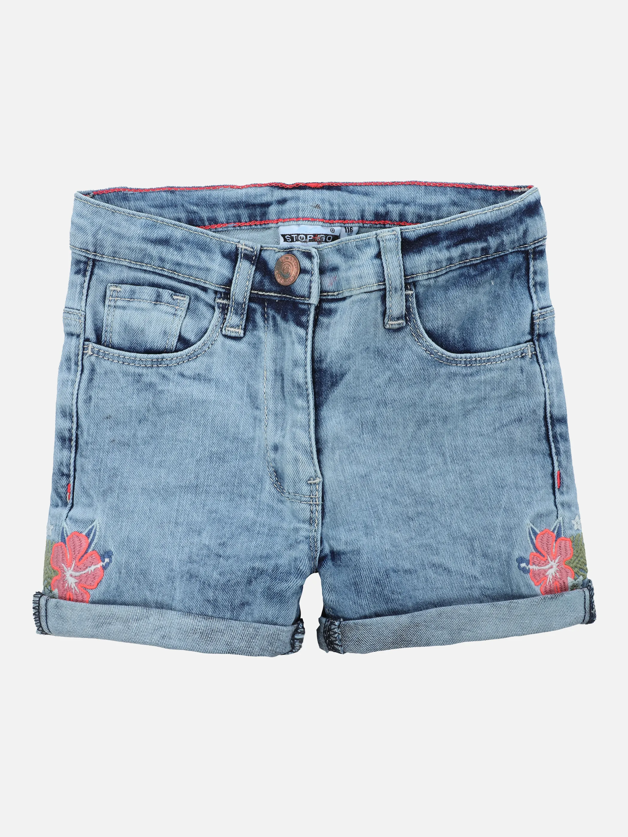 Stop + Go MG Jeans Shorts in mittelblau Blau 853541 MITTELBLAU 1