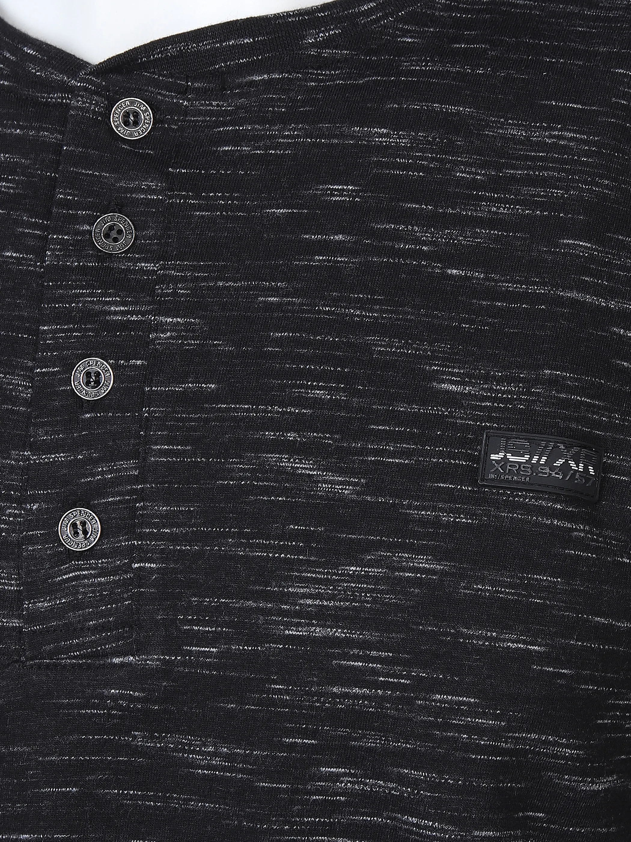 Jim Spencer He. Henleyshirt 1/2 Arm inject Schwarz 863507 BLACK 3 Jim Spencer He. Henleyshirt 1/2 Arm inject Schwarz 863507 BLACK 3