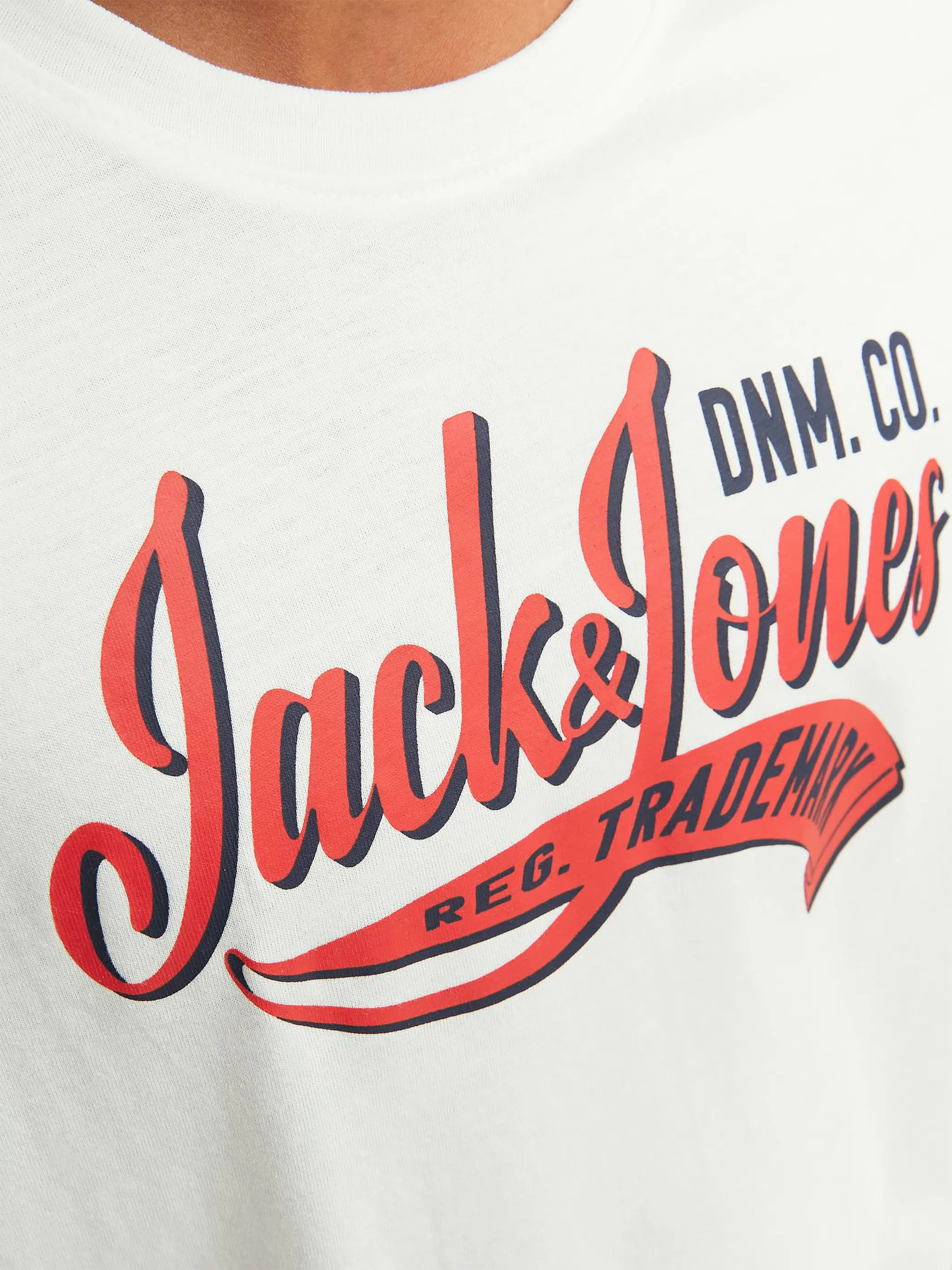 Jack&Jones Junior 12237367 JJELOGO TEE SS NECK 2 Weiß 892285 177642 3