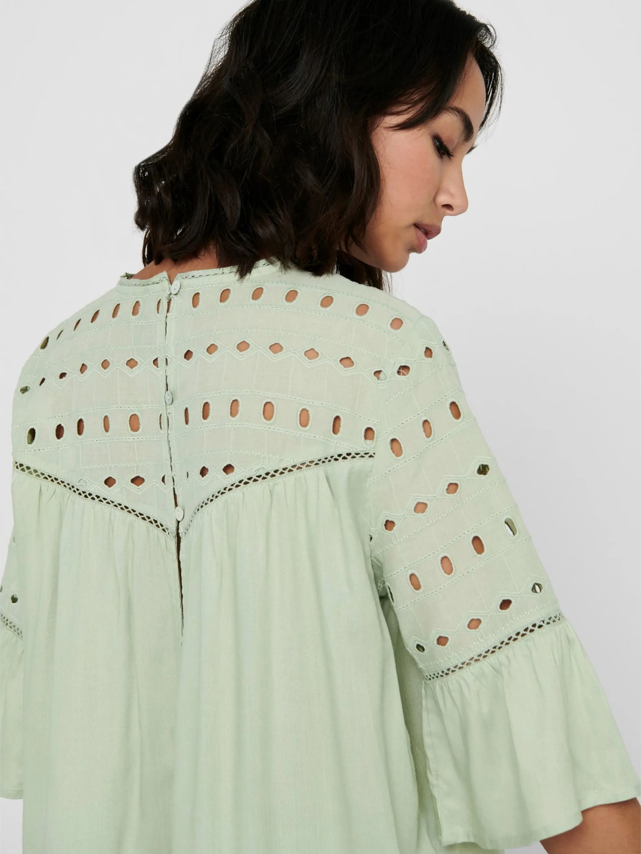 Only 15176922 ONLIRINA EMB ANGLAISE Grün 846494 241776 4