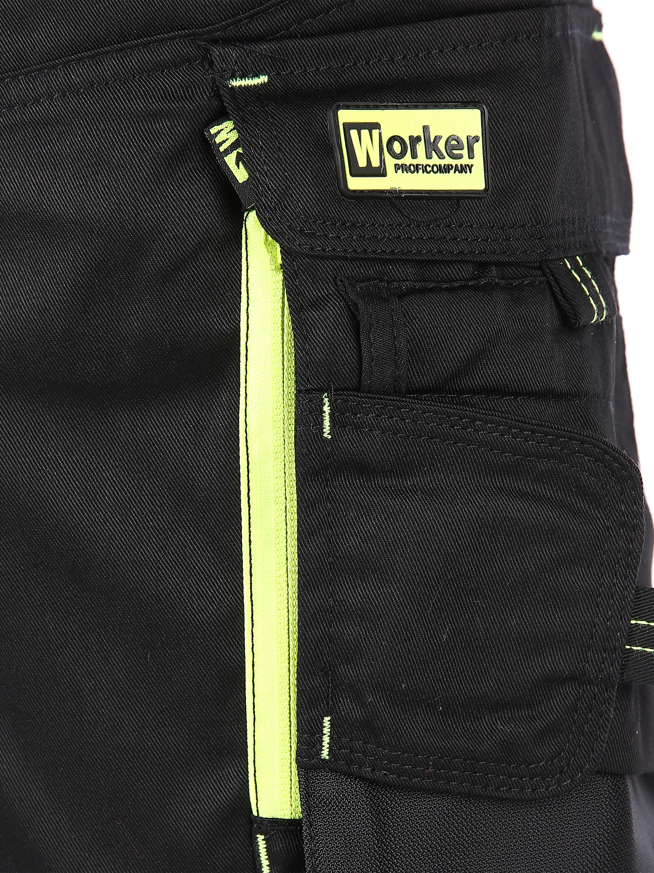 Worker He. Workershort Neon Schwarz 830617 BLACK 3