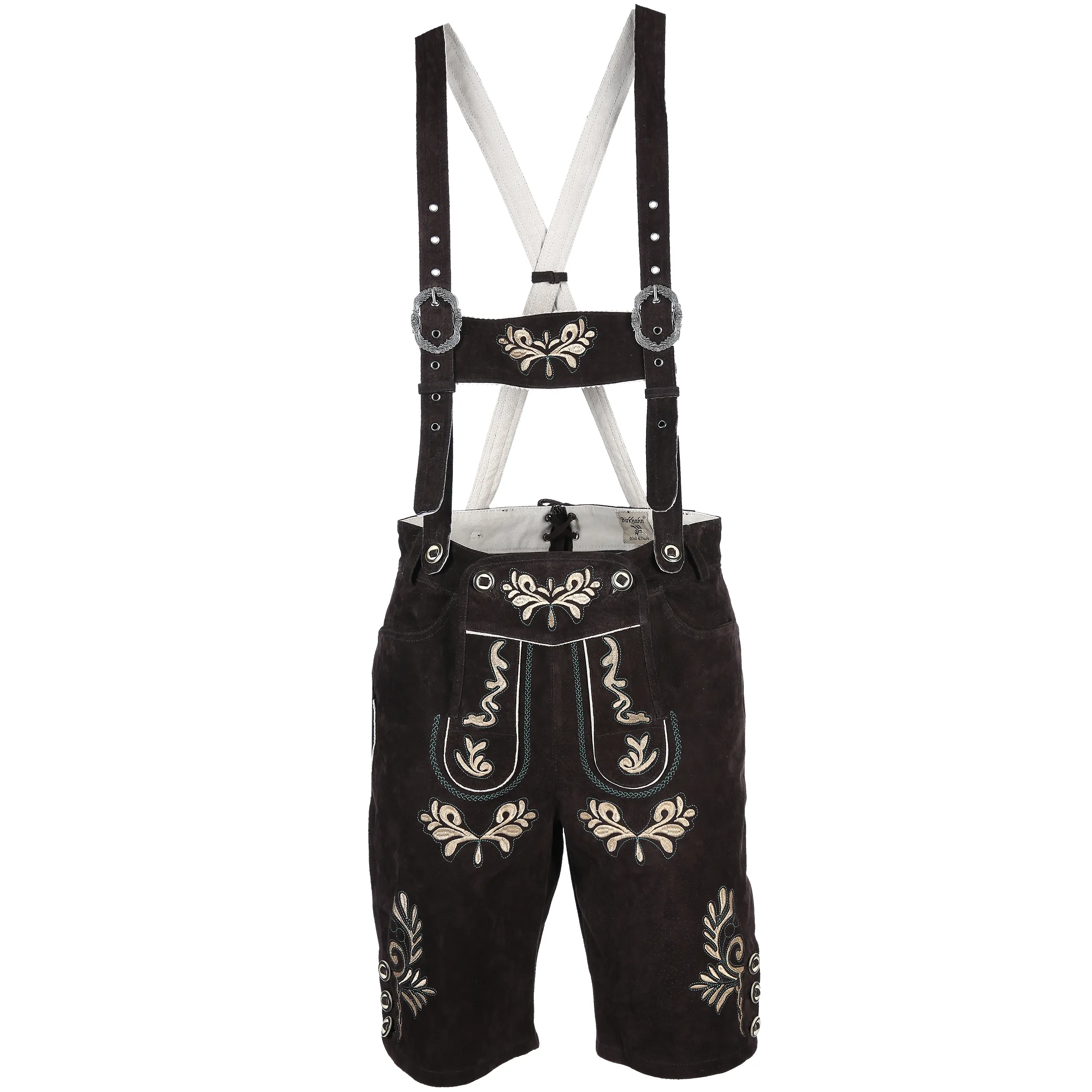 Birkhahn Mode und Tracht He-Echtledershort dk´braun Braun 792605 DUNKELBRAU 1