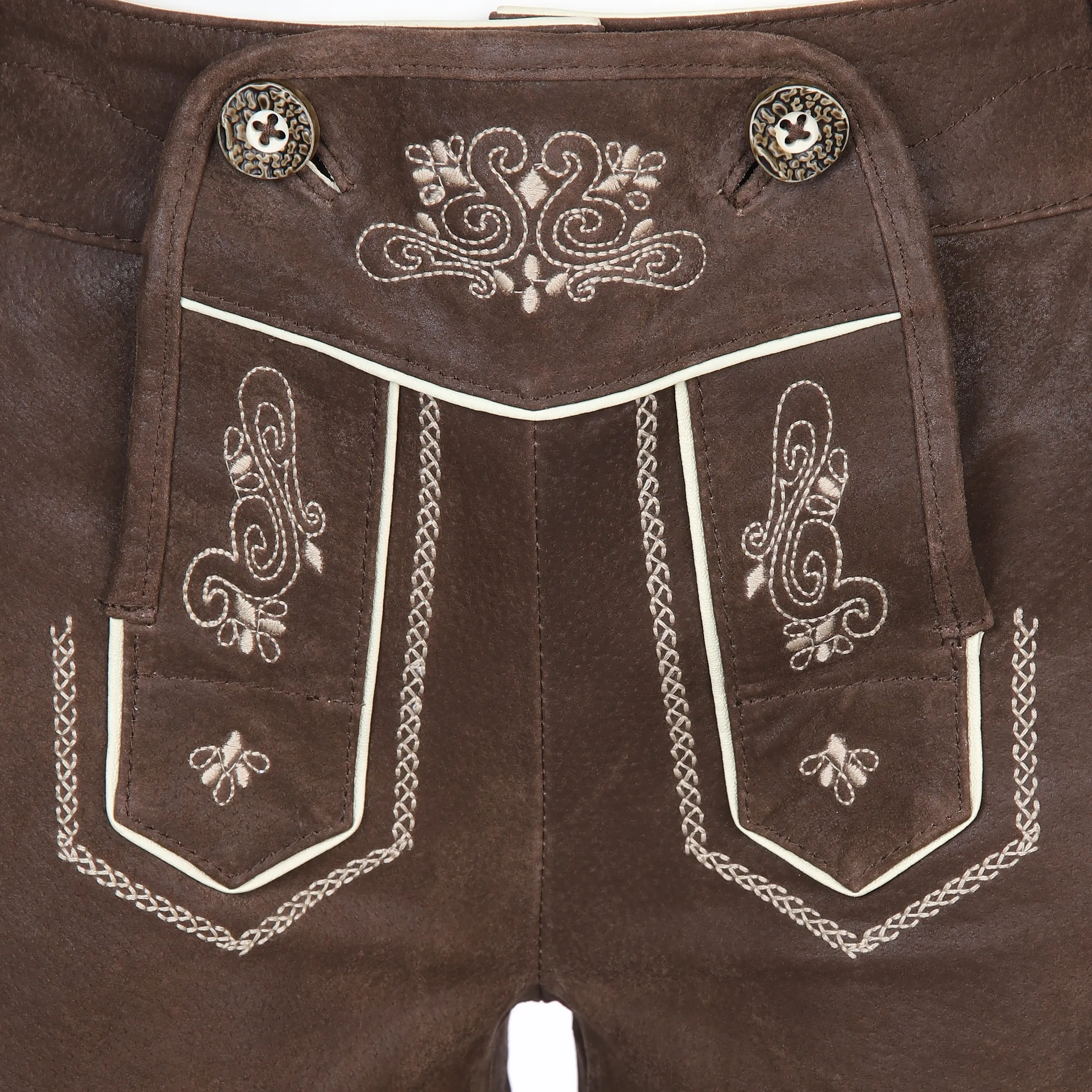 Brandl Tracht Da-Lederhose, Tracht in 3/4 Lä Braun 881819 BRAUN 4