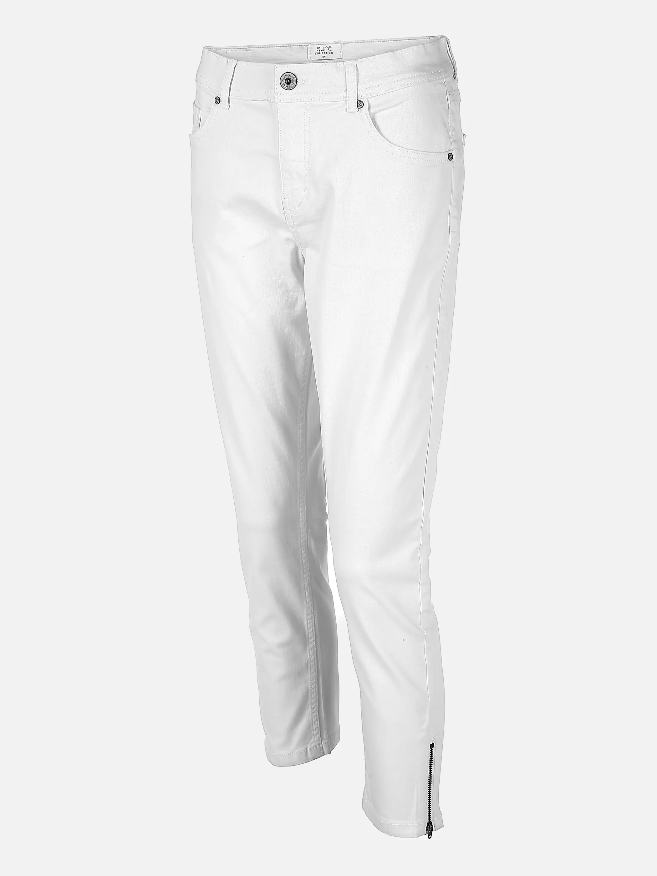 SURE Collection Da-7/8 Color-Denimhose Weiß 834082 WHITE 1 SURE Collection Da-7/8 Color-Denimhose Weiß 834082 WHITE 1