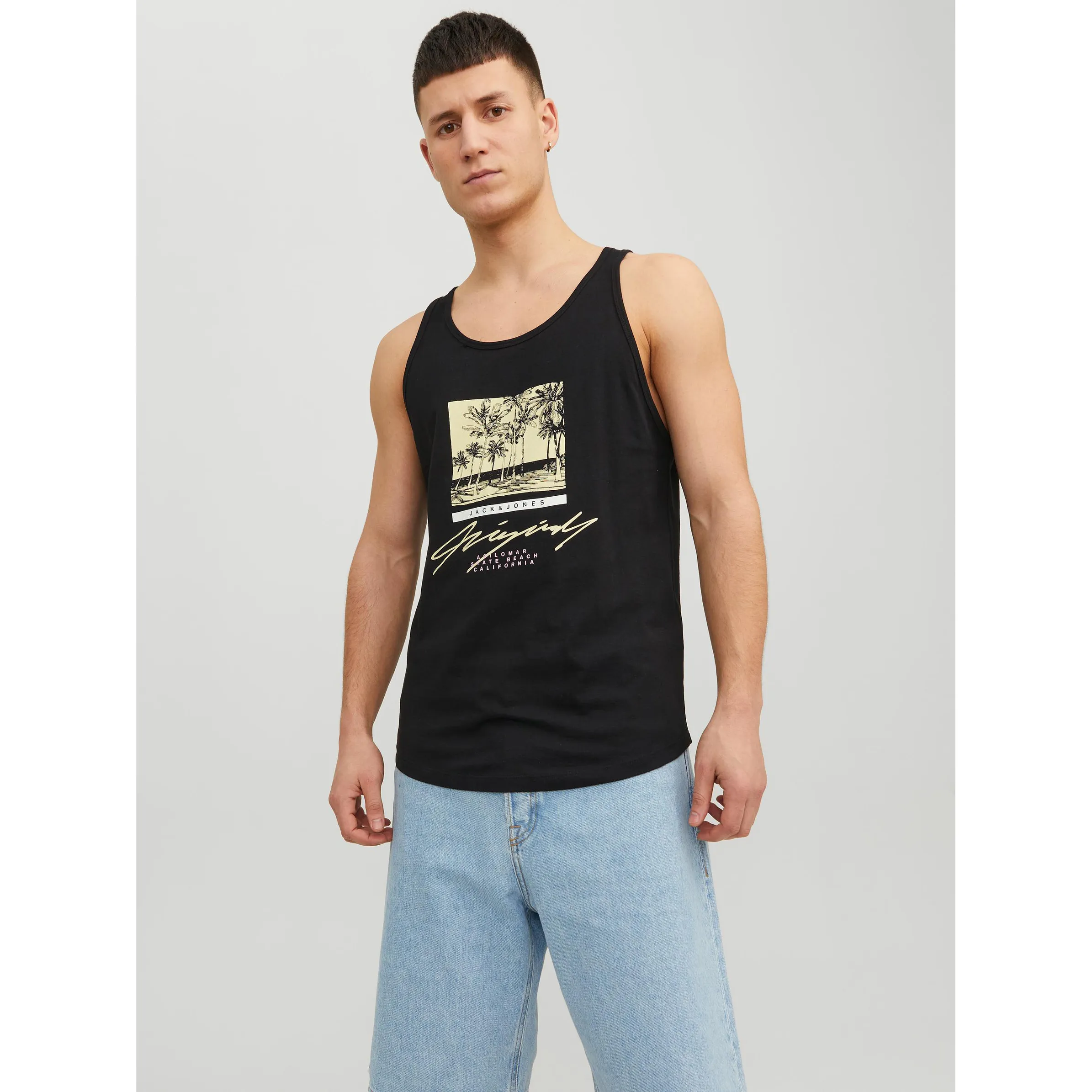 Jack Jones 12234227 JORTULUM SKETCH TANK Schwarz 877751 178012 3