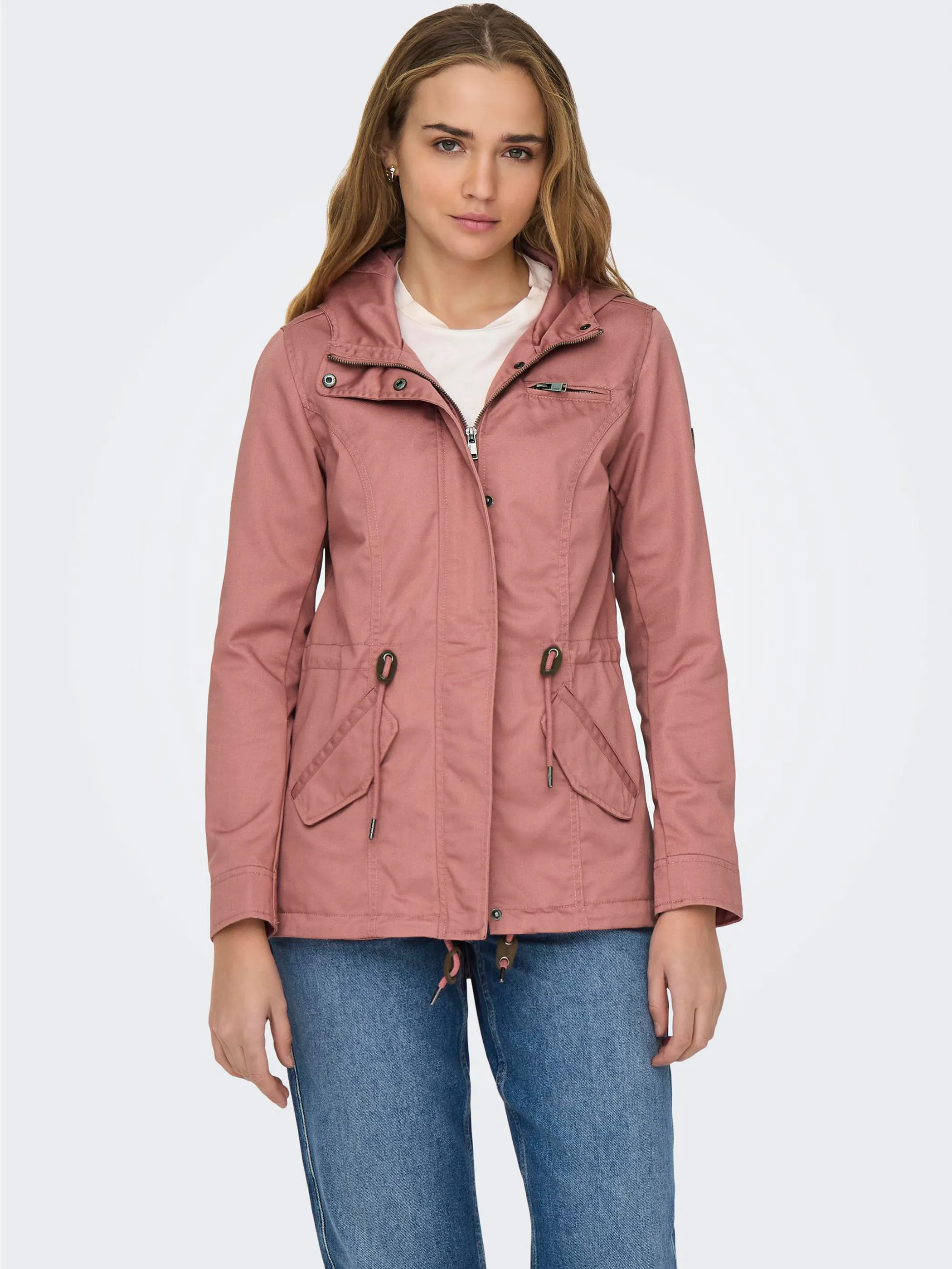 Only 15319876 ONLLORCA CANVAS PARKA Rosa 888822 210750 3