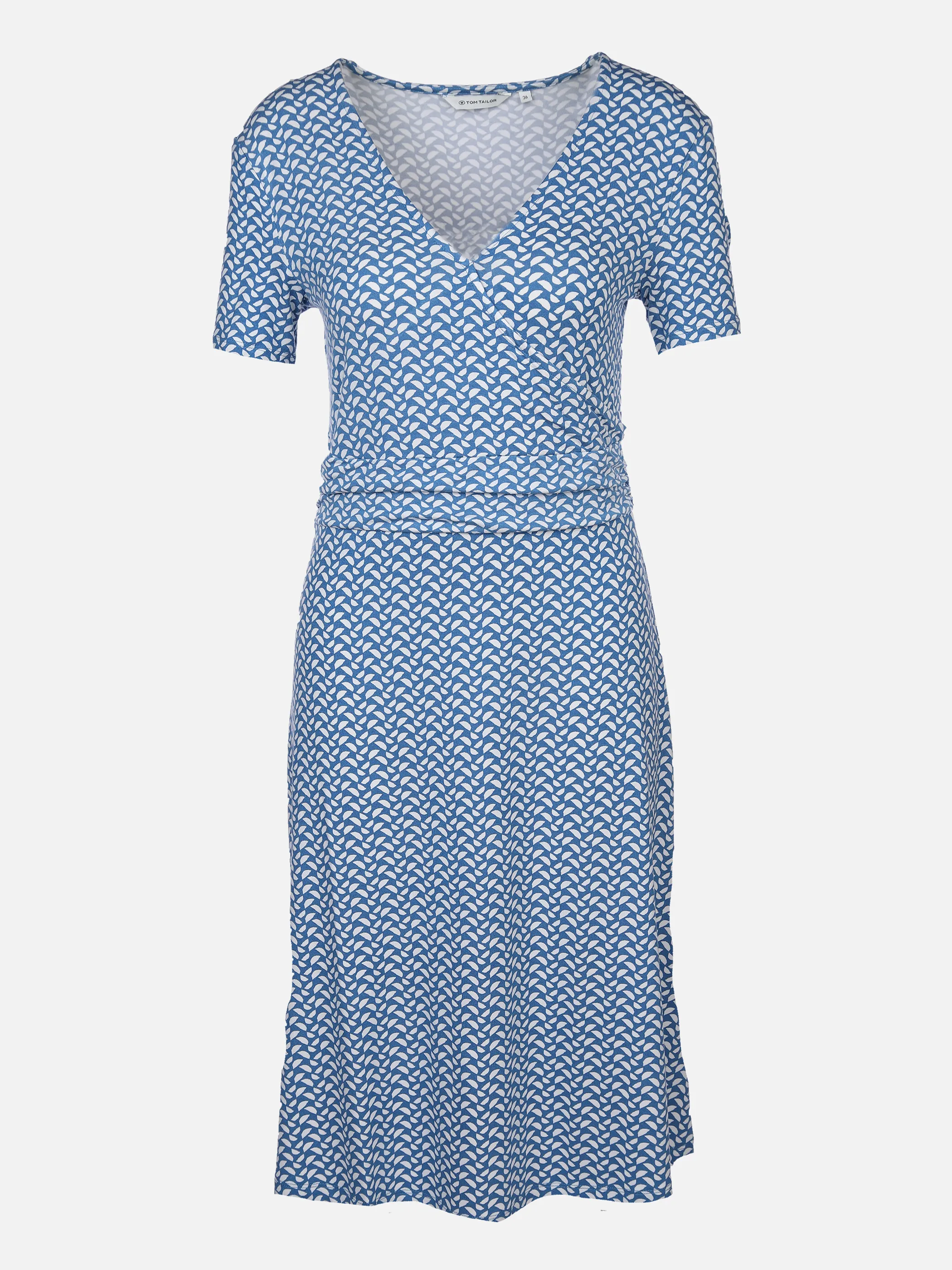 Tom Tailor 1032059 printed jersey dress Blau 865228 29526 1 Tom Tailor 1032059 printed jersey dress Blau 865228 29526 1