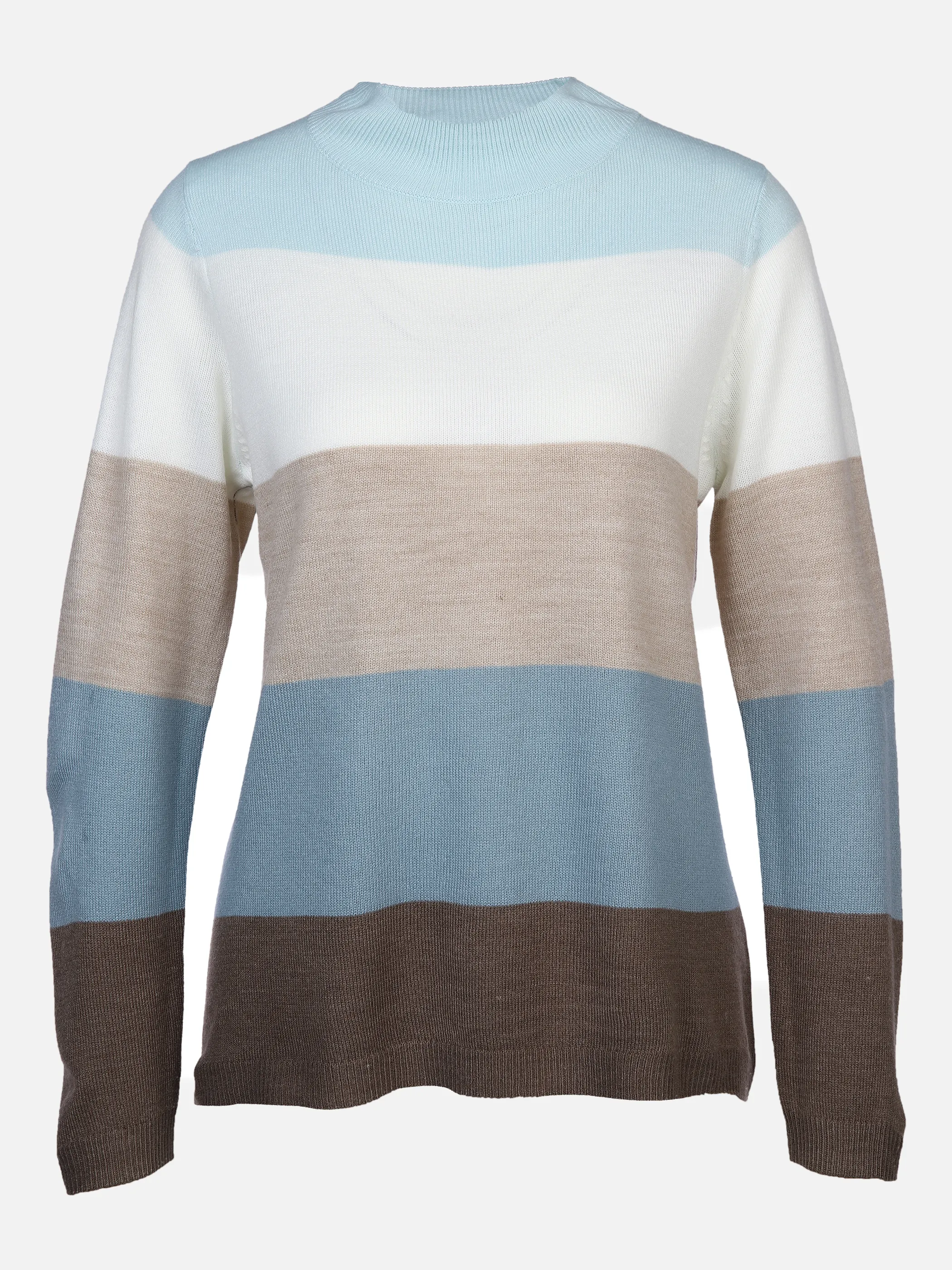 Sure Da-Stehkragenpullover Cashmere Blau 866592 ICE BROWN 1