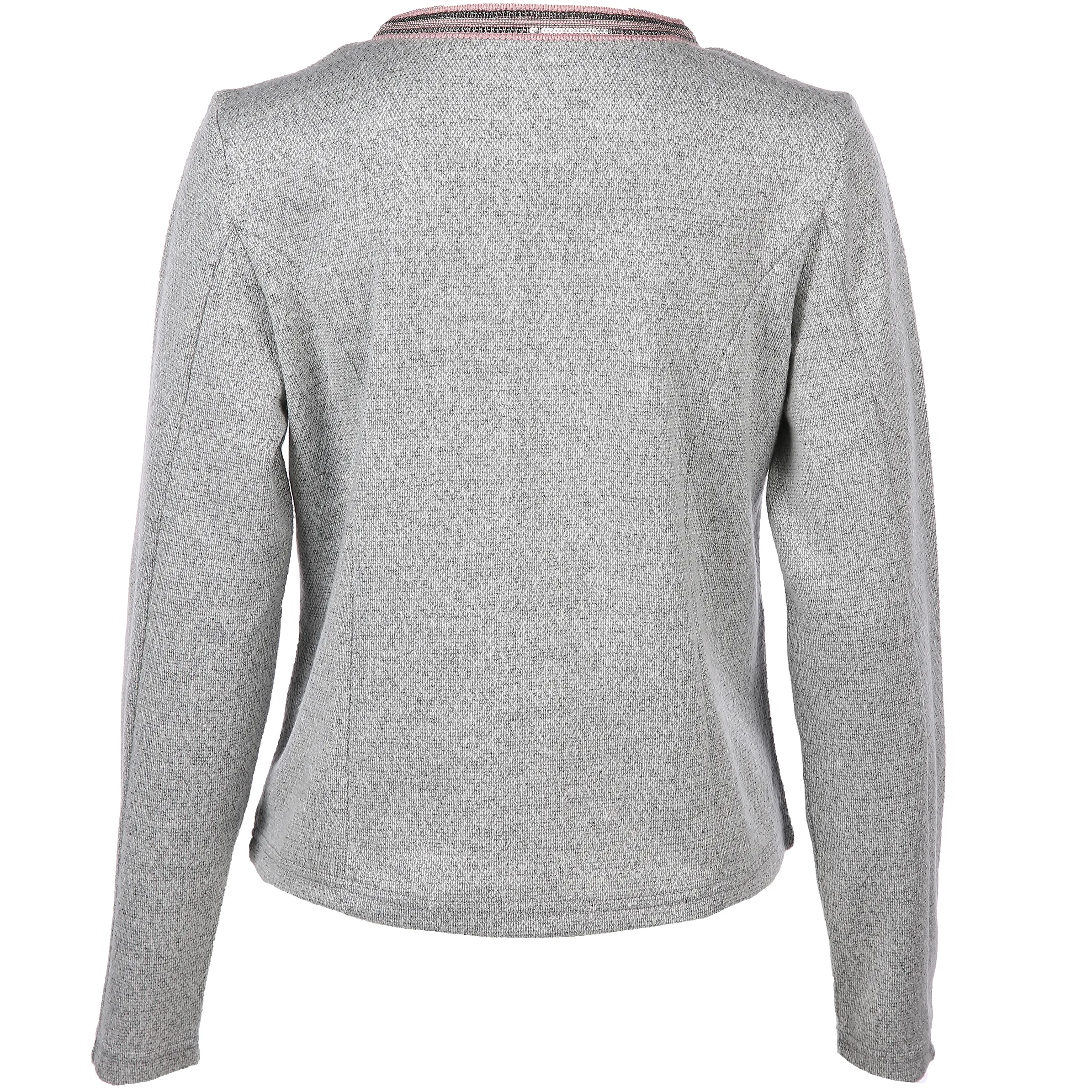 Brandl Tracht Da-Trachtencardigan Kastenform Grau 812875 GRAU/ROSE 2