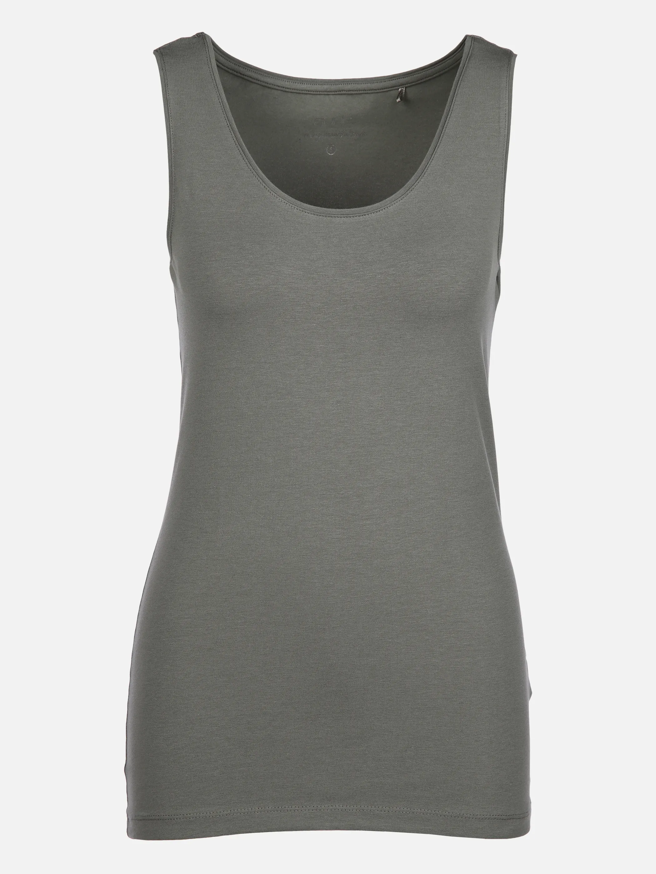 Sure Da-Tanktop m. Neckprint Grün 864847 OLIVE 1