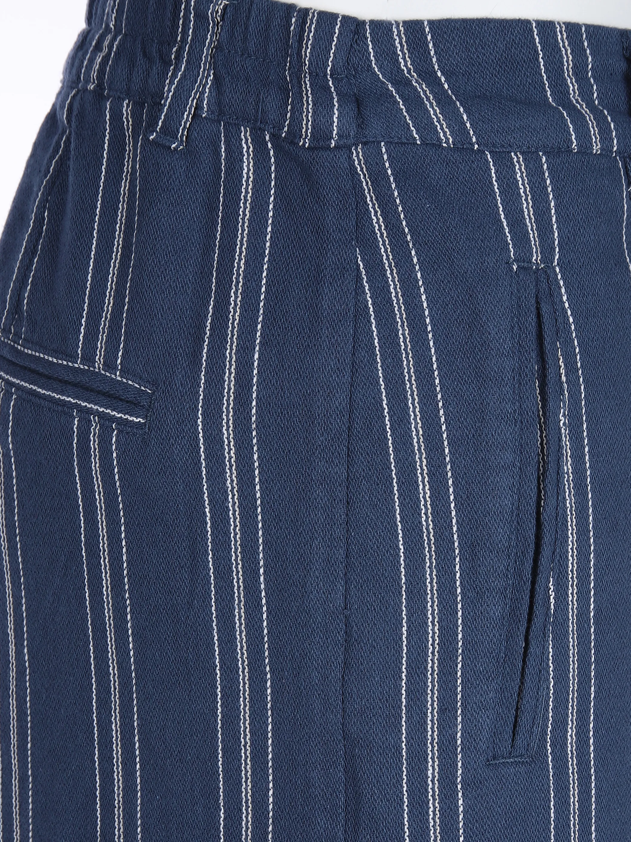 Tom Tailor 1031280 pants culotte striped Blau 865225 29534 3