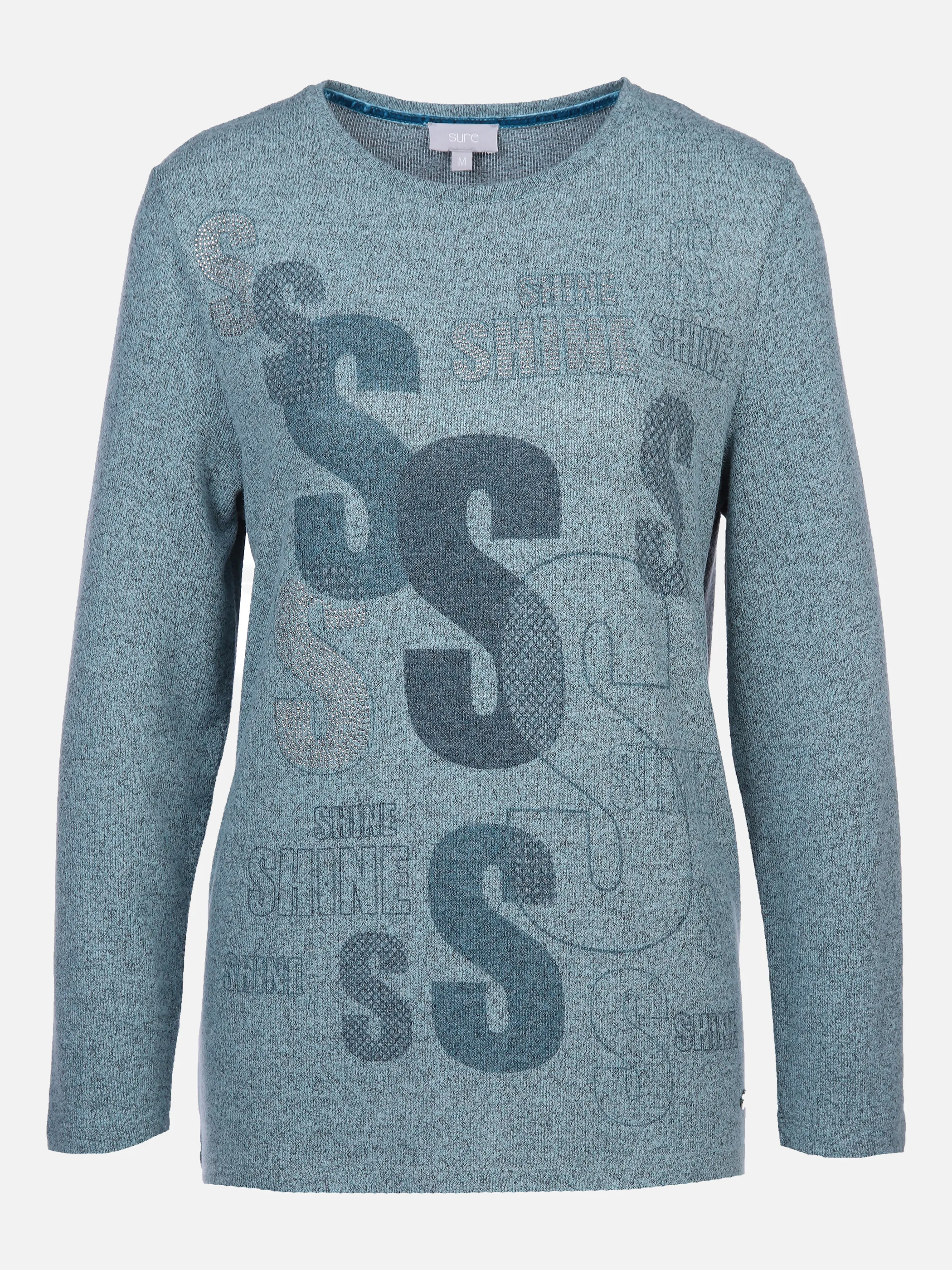 Sure Da-Flauschshirt m.Frontprint Blau 872109 MINZE MEL. 1 Sure Da-Flauschshirt m.Frontprint Blau 872109 MINZE MEL. 1