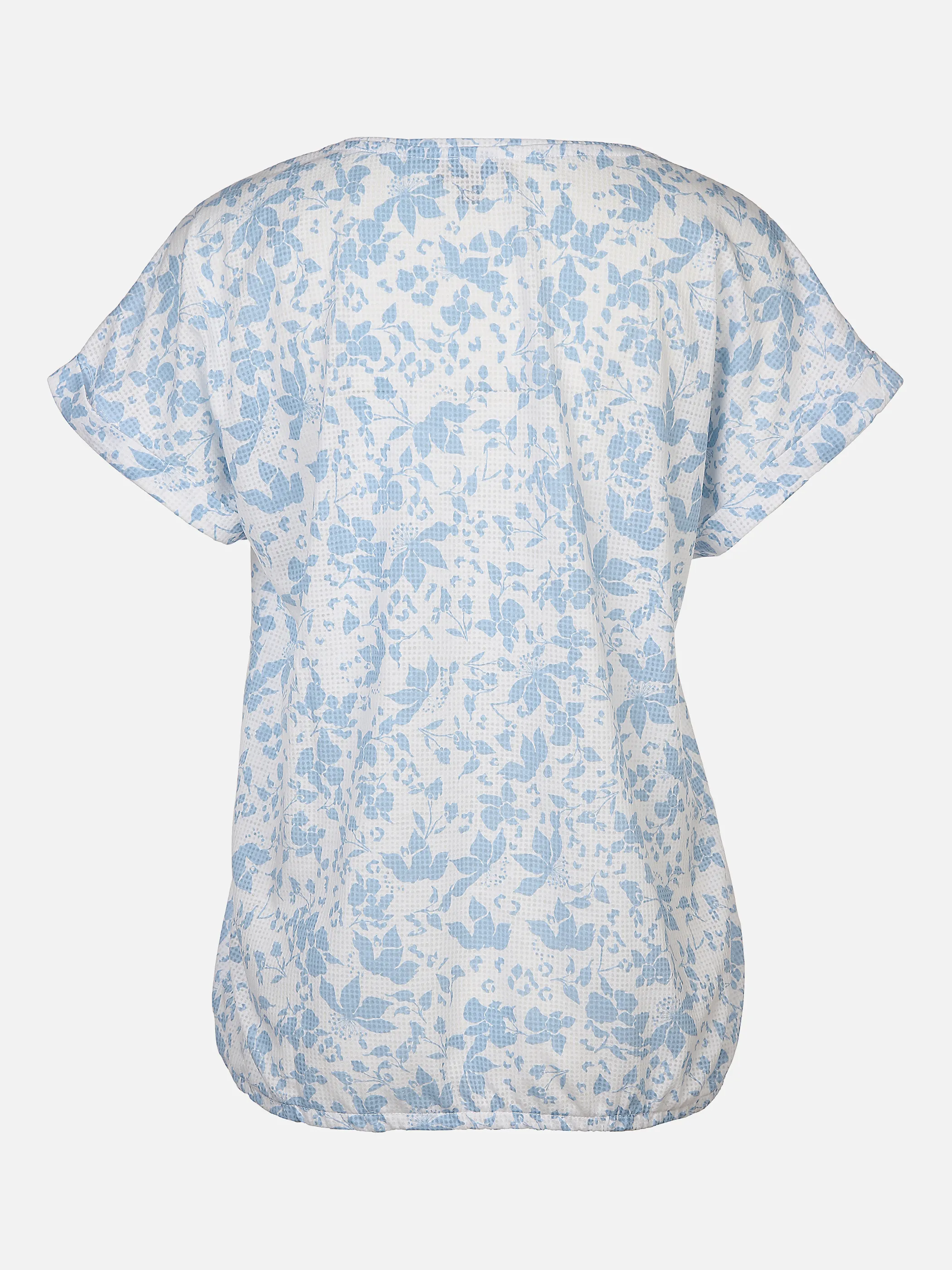 Sure Da-Alloverprintshirt m.Rundhal Blau 873371 BLEU GEM 2 Sure Da-Alloverprintshirt m.Rundhal Blau 873371 BLEU GEM 2