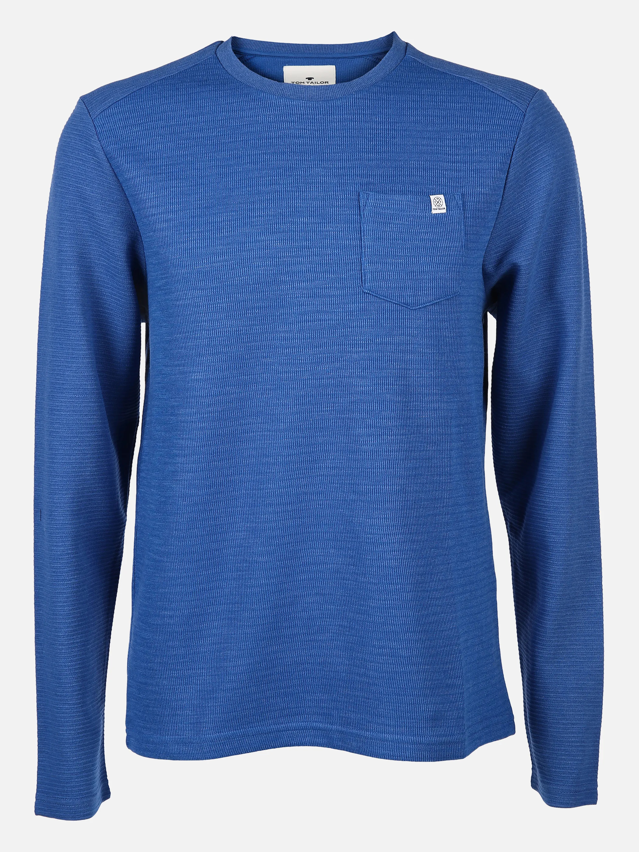 Tom Tailor 1015016 fabric mix sweatshirt Blau 833023 20480 1