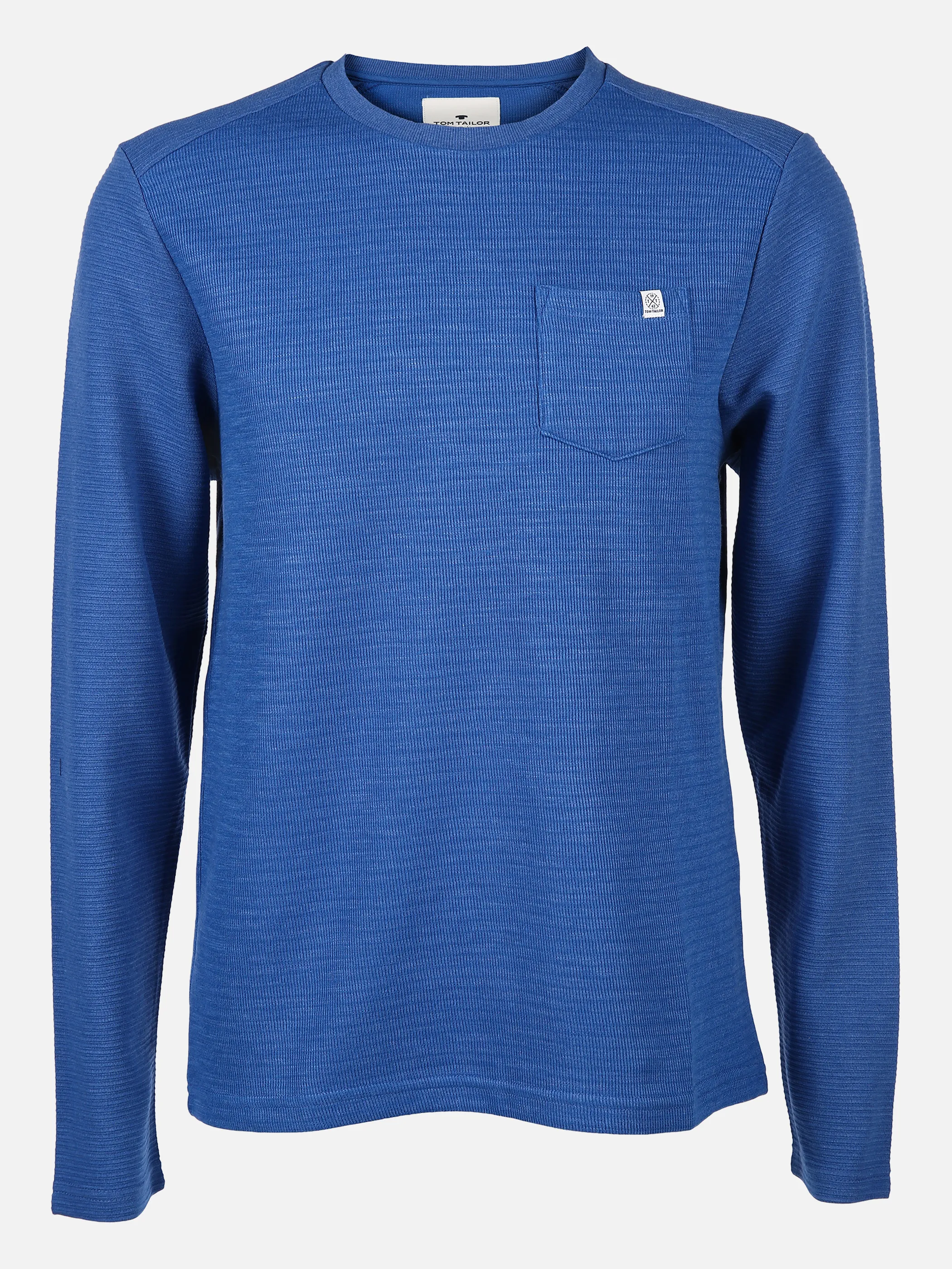 Tom Tailor 1015016 fabric mix sweatshirt Blau 833023 20480 1 Tom Tailor 1015016 fabric mix sweatshirt Blau 833023 20480 1
