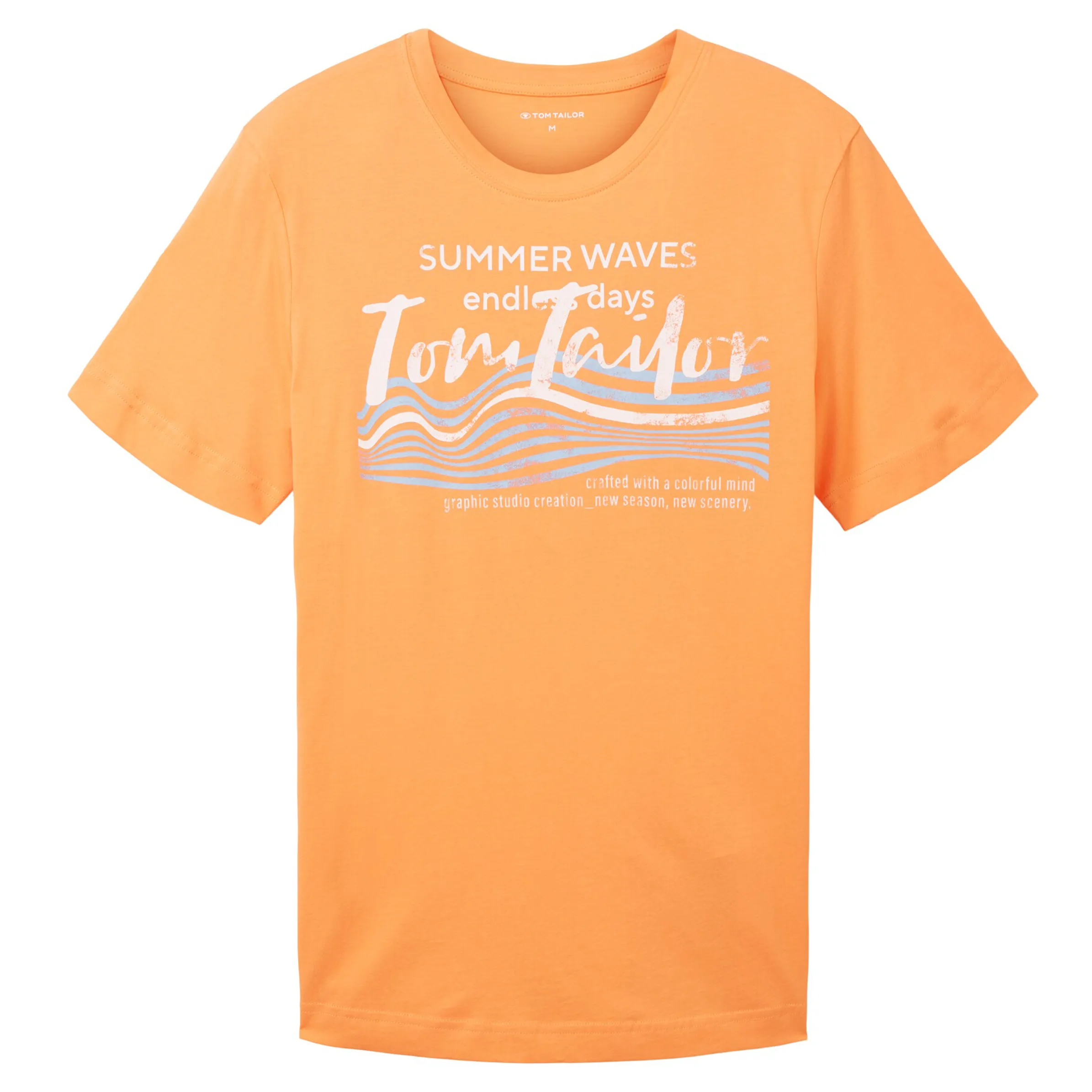 Tom Tailor 1038661 printed t-shirt Orange 880584 22195 1 Tom Tailor 1038661 printed t-shirt Orange 880584 22195 1