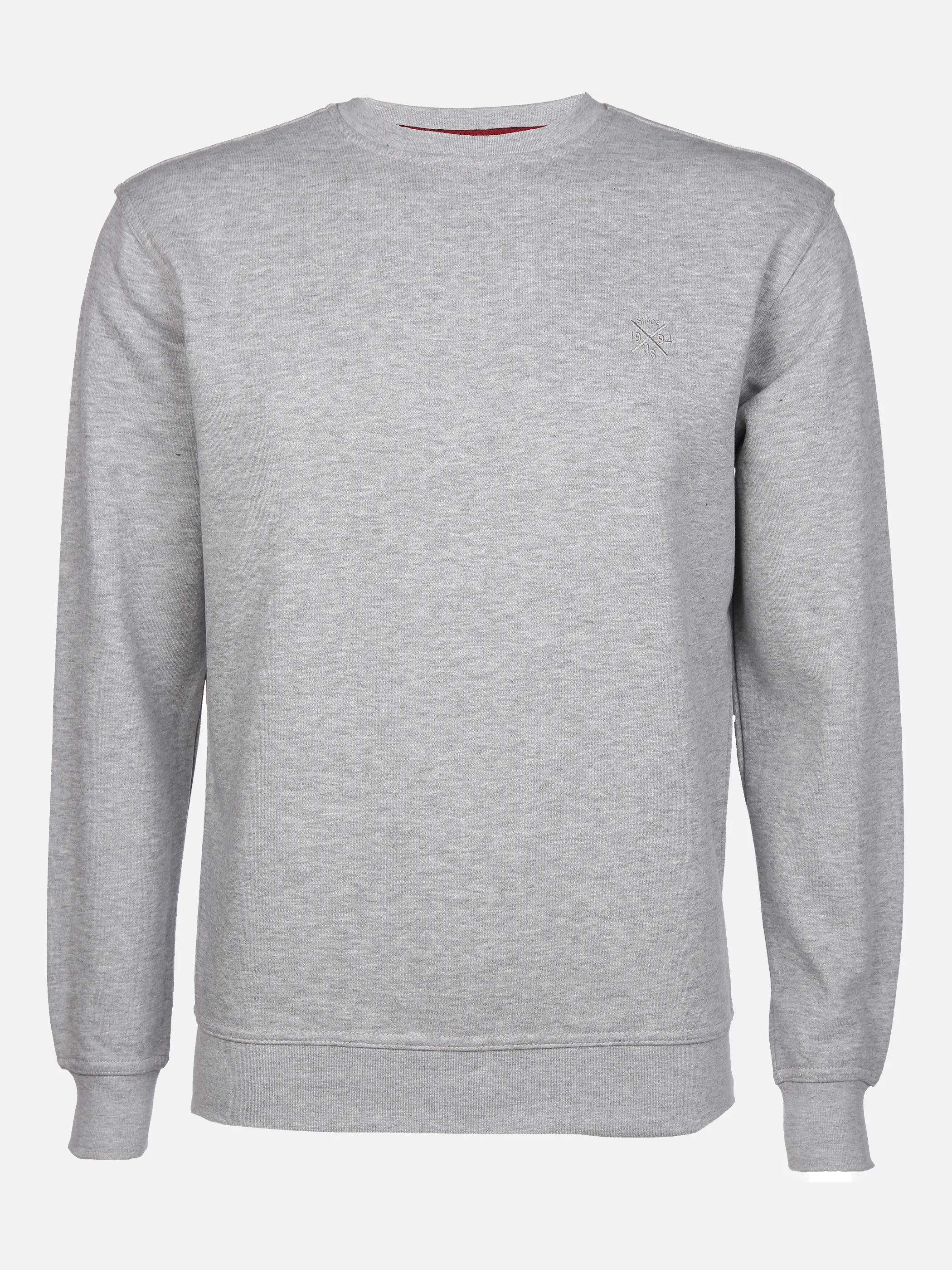 Jim Spencer He. Sweatshirt uni basic Grau 852319 GREYMEL 1