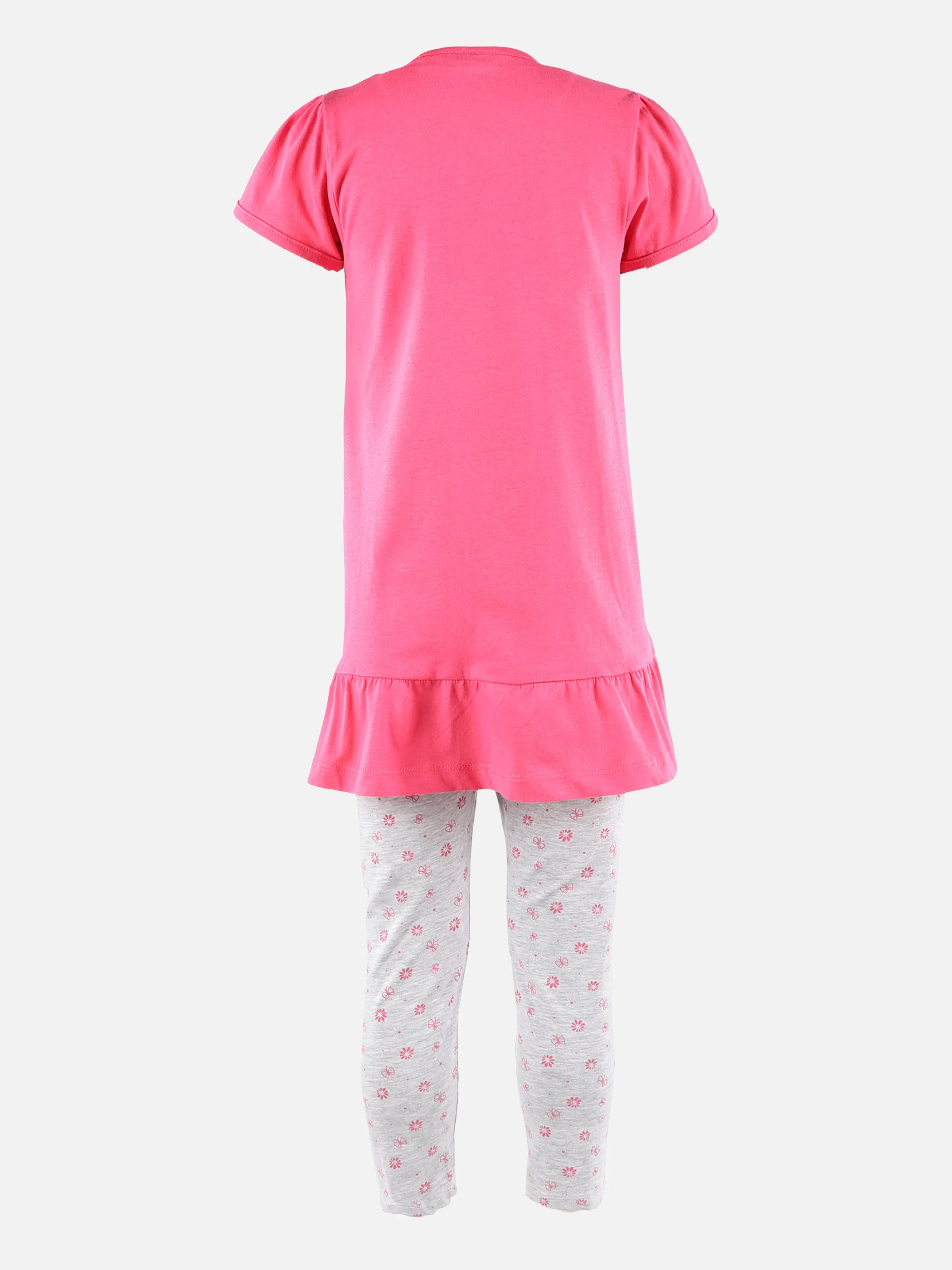 Stop + Go KM 2er Set Tunika+Leggings in Pink 875609 PINK/GRAU 2 Stop + Go KM 2er Set Tunika+Leggings in Pink 875609 PINK/GRAU 2