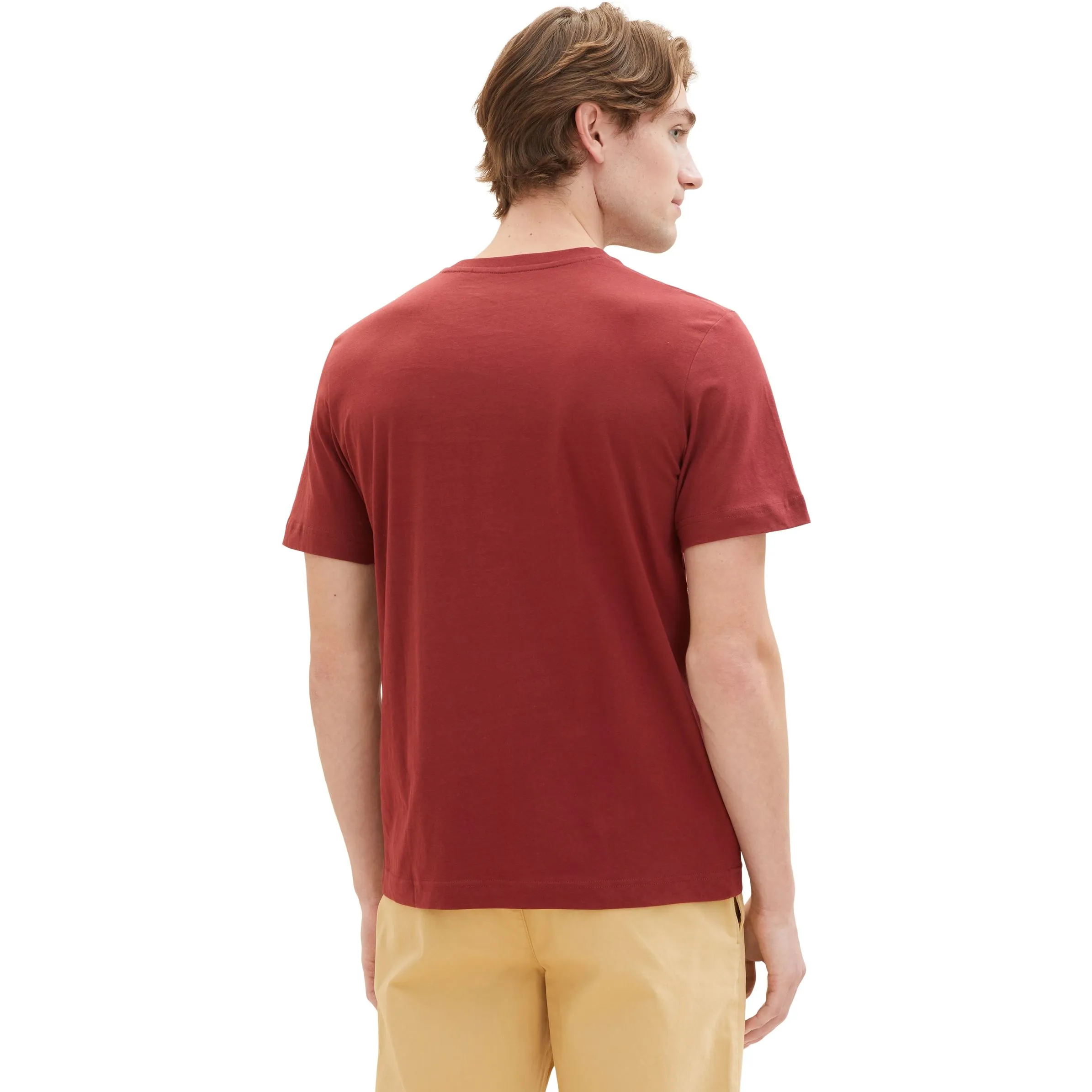 Tom Tailor 1037735 NOS logo tee Rot 884276 32220 2