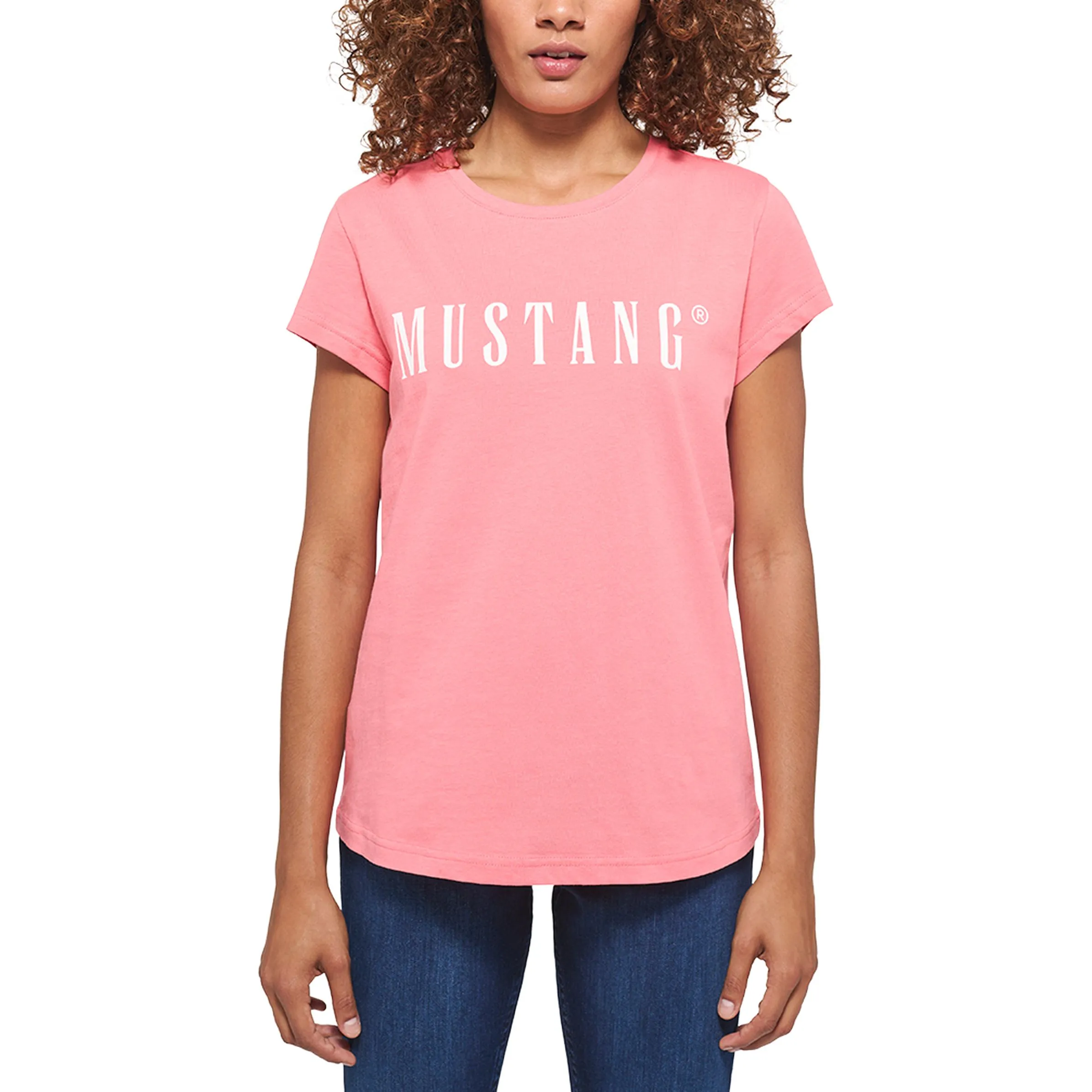 Mustang 1013222 STYLE ALINA C LOGO TEE Rosa 874823 8142 4