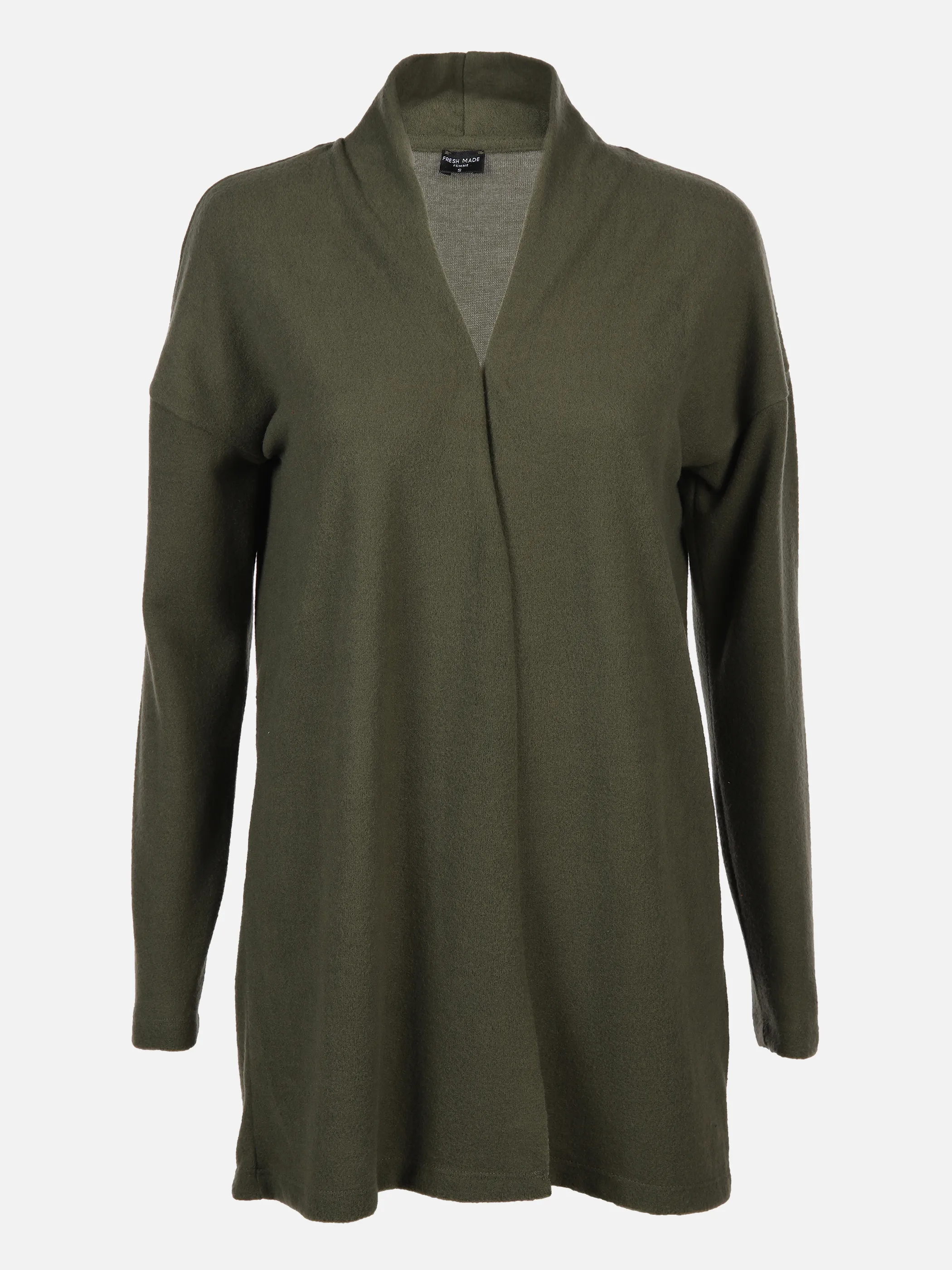 Fresh Made YF-Da-Cardigan offene Form Grün 830001 IVY GREEN 1 Fresh Made YF-Da-Cardigan offene Form Grün 830001 IVY GREEN 1