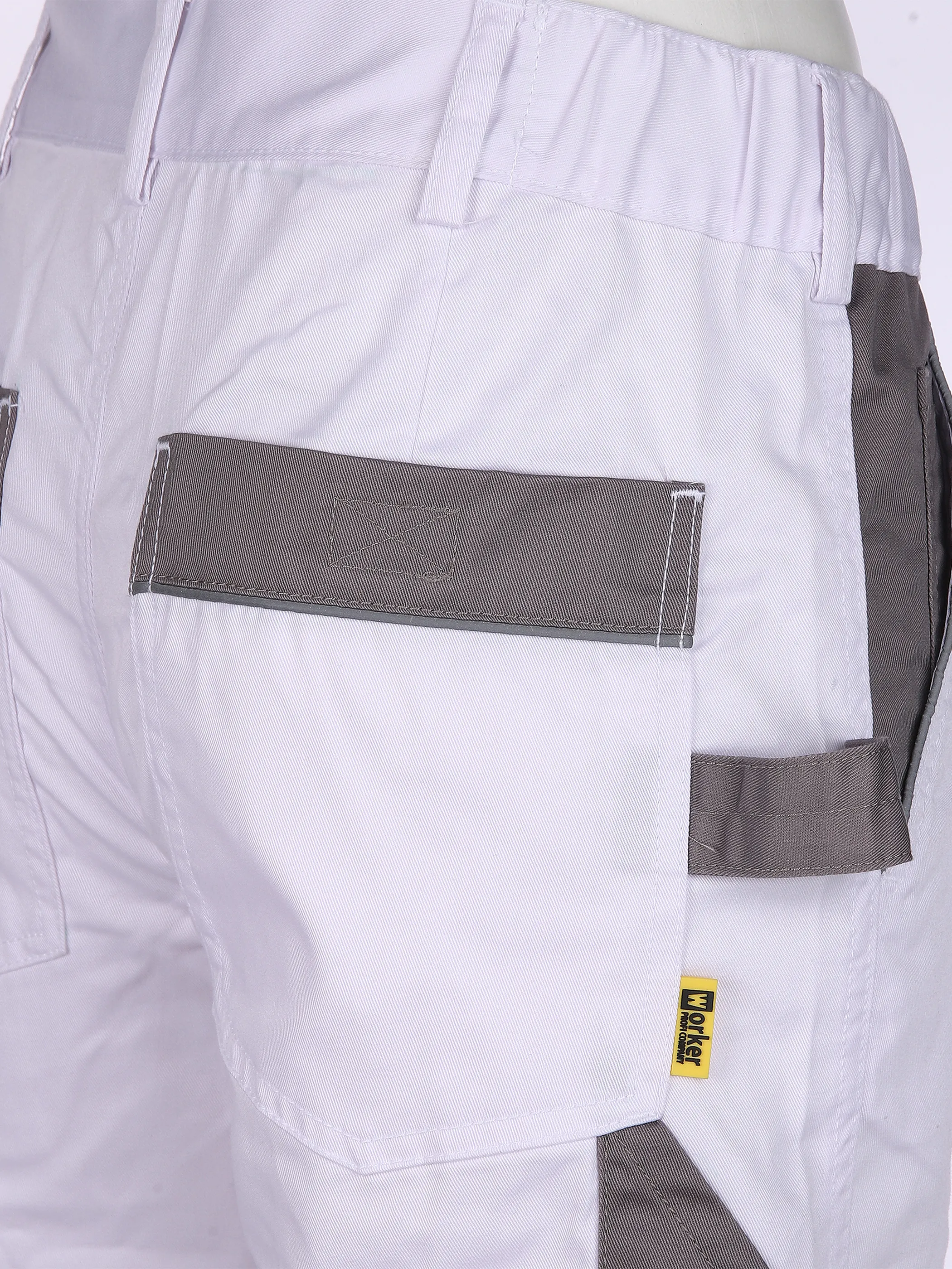 Worker He. Berufshose bicolour online Weiß 856606 WHITE 3