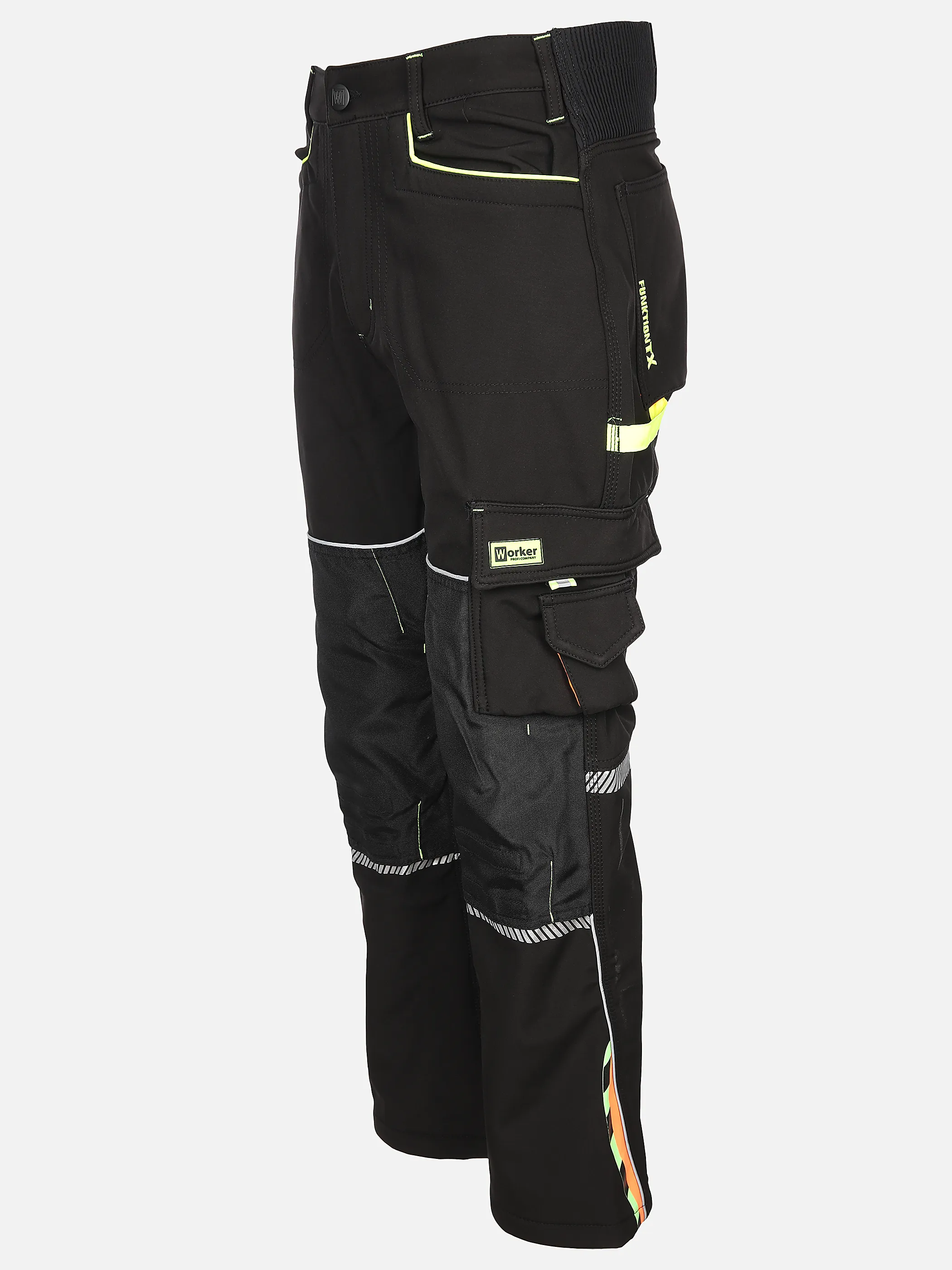 Worker He. Softshell Arbeitshose Schwarz 897665 BLACK 3