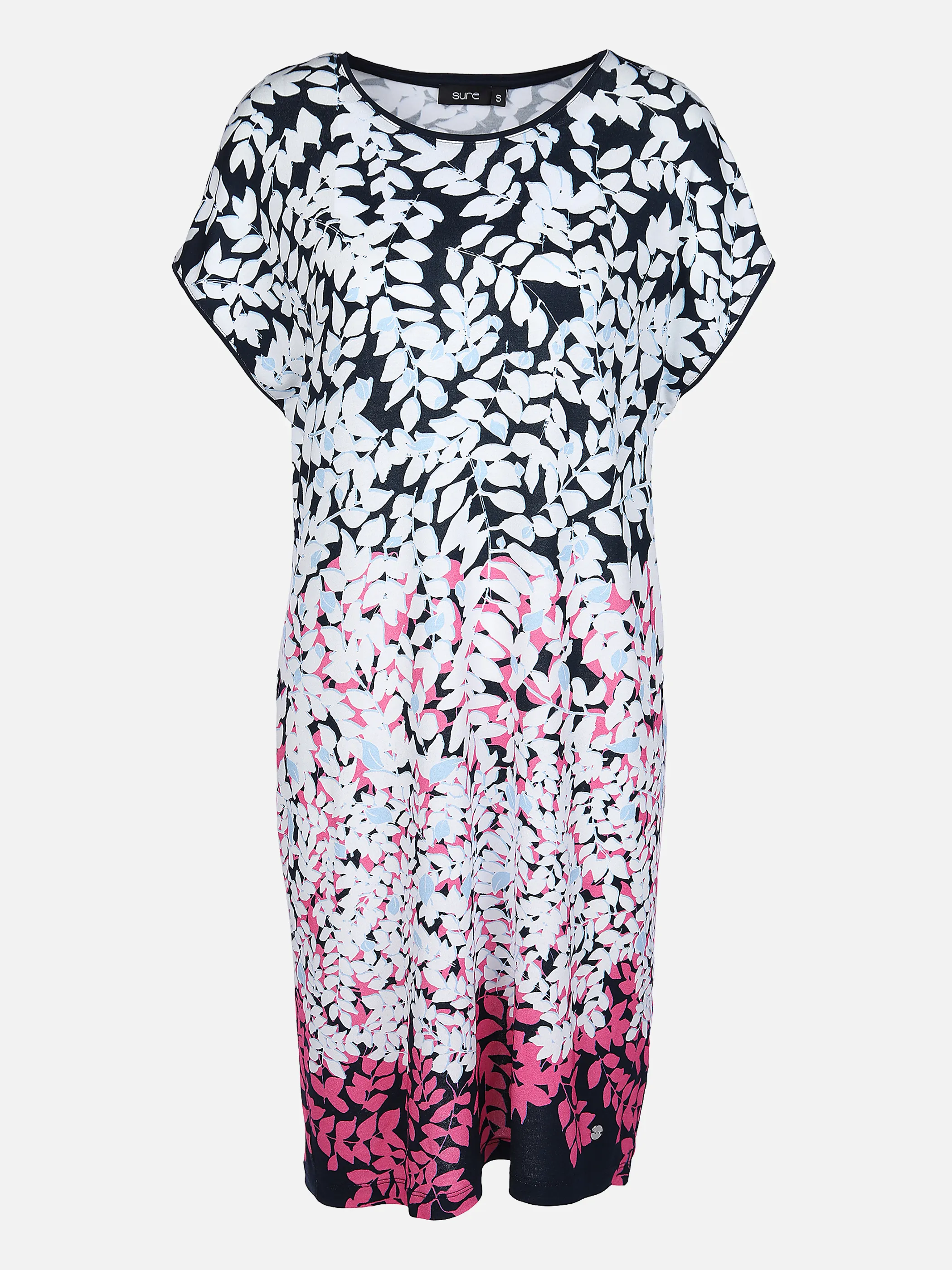 Sure Da-Jerseykleid m.Bordürenprint Blau 867958 MARINE/PIN 1 Sure Da-Jerseykleid m.Bordürenprint Blau 867958 MARINE/PIN 1