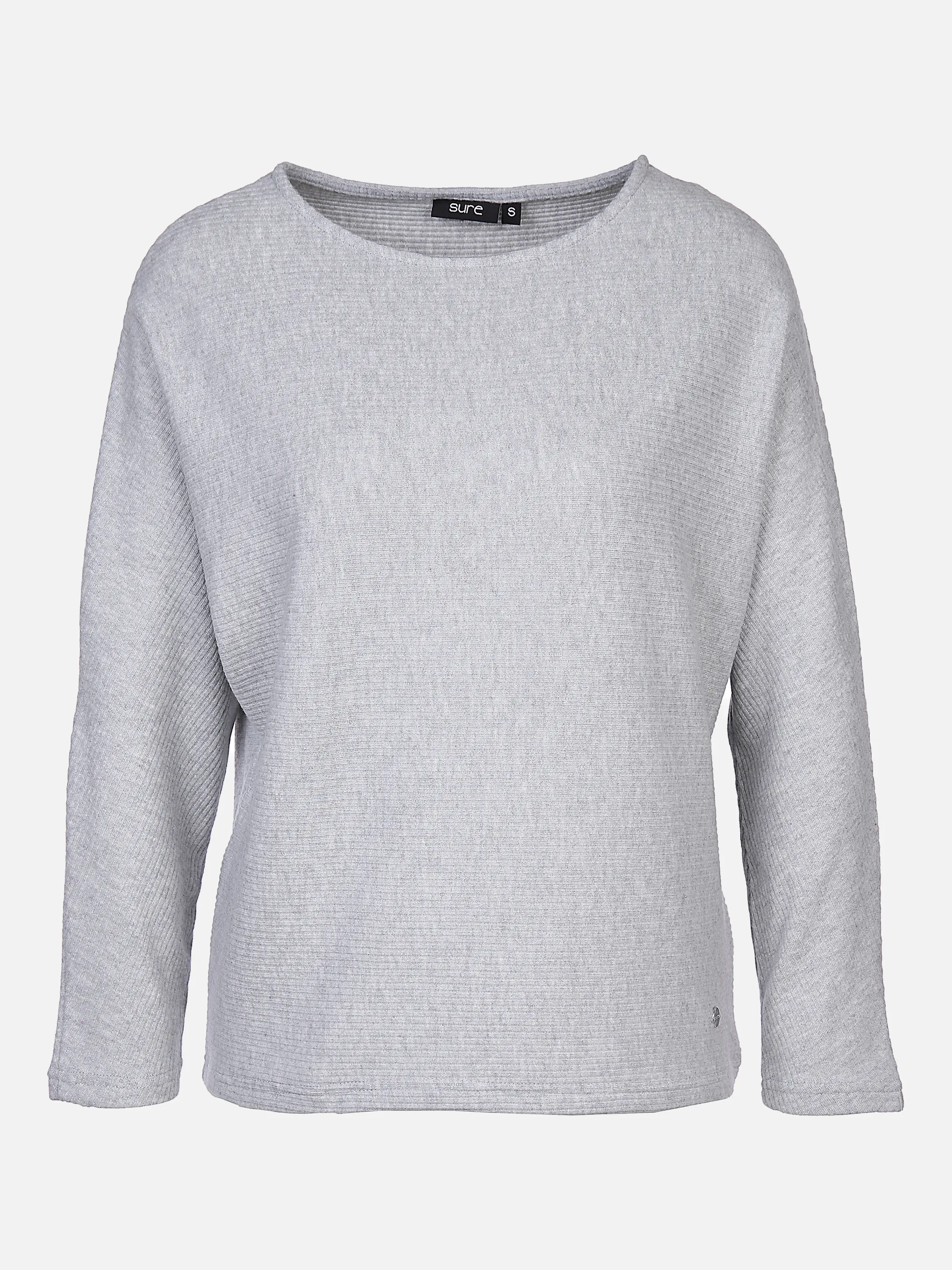 Sure Da-Fledermausshirt in Flausch Grau 867022 SILBERMELPINK 1 Sure Da-Fledermausshirt in Flausch Grau 867022 SILBERMELPINK 1