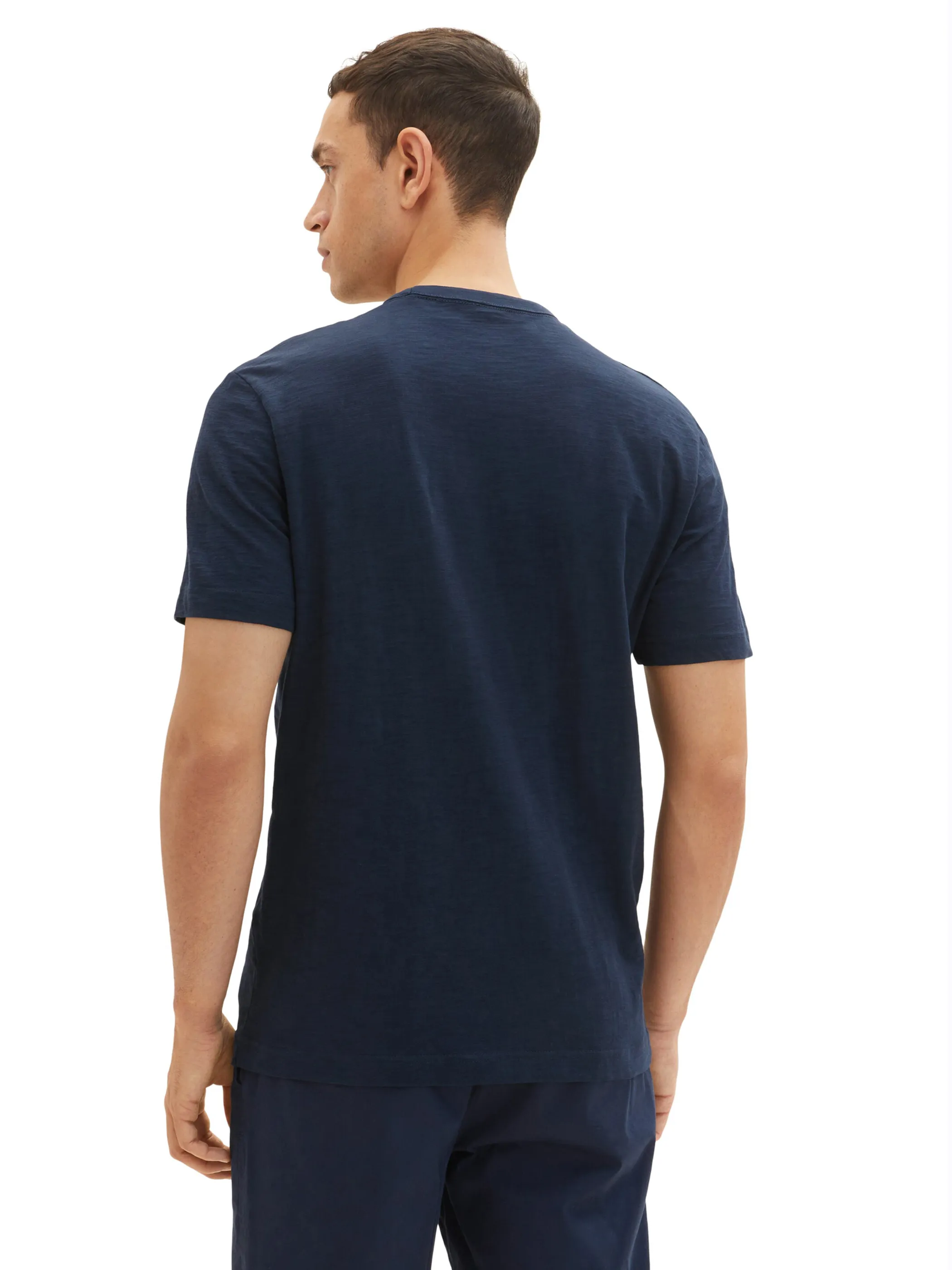 Tom Tailor 1035615 basic crewneck t-shirt Blau 874967 10668 2