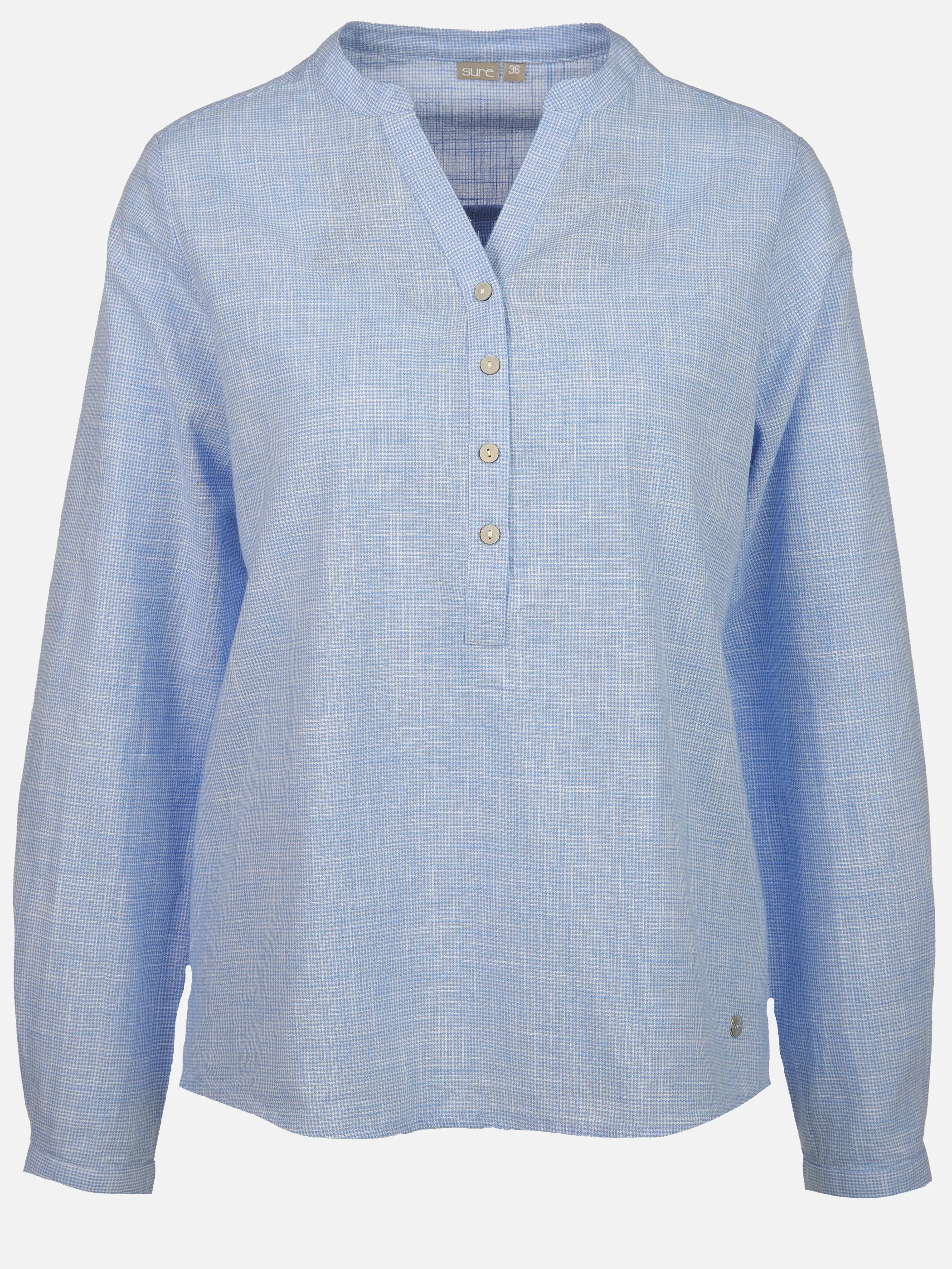 Sure Da-Bluse m. Knöpfen Blau 905170 BLAU 1