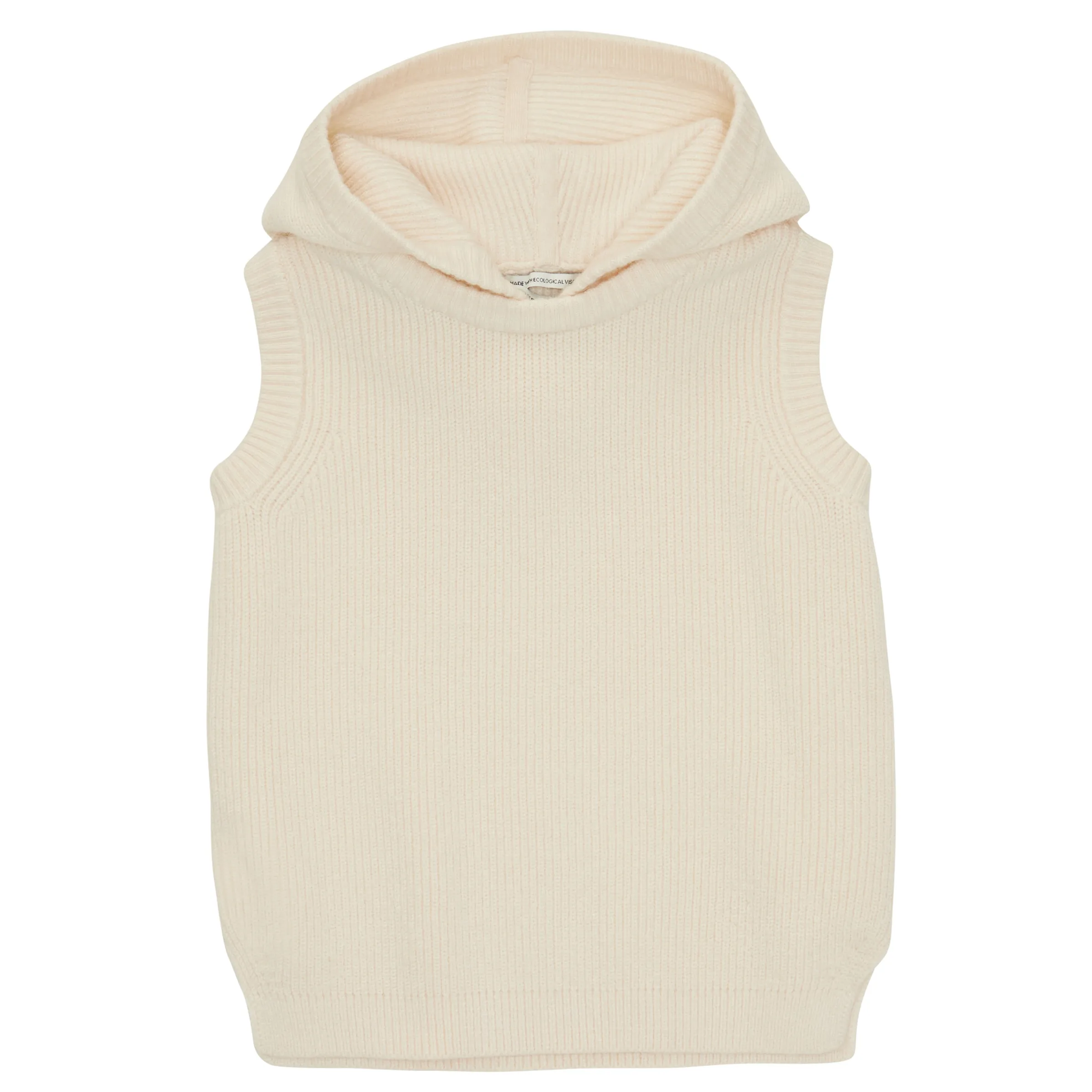 Tom Tailor 1038230 knit hoody vest Weiß 890046 18592 1