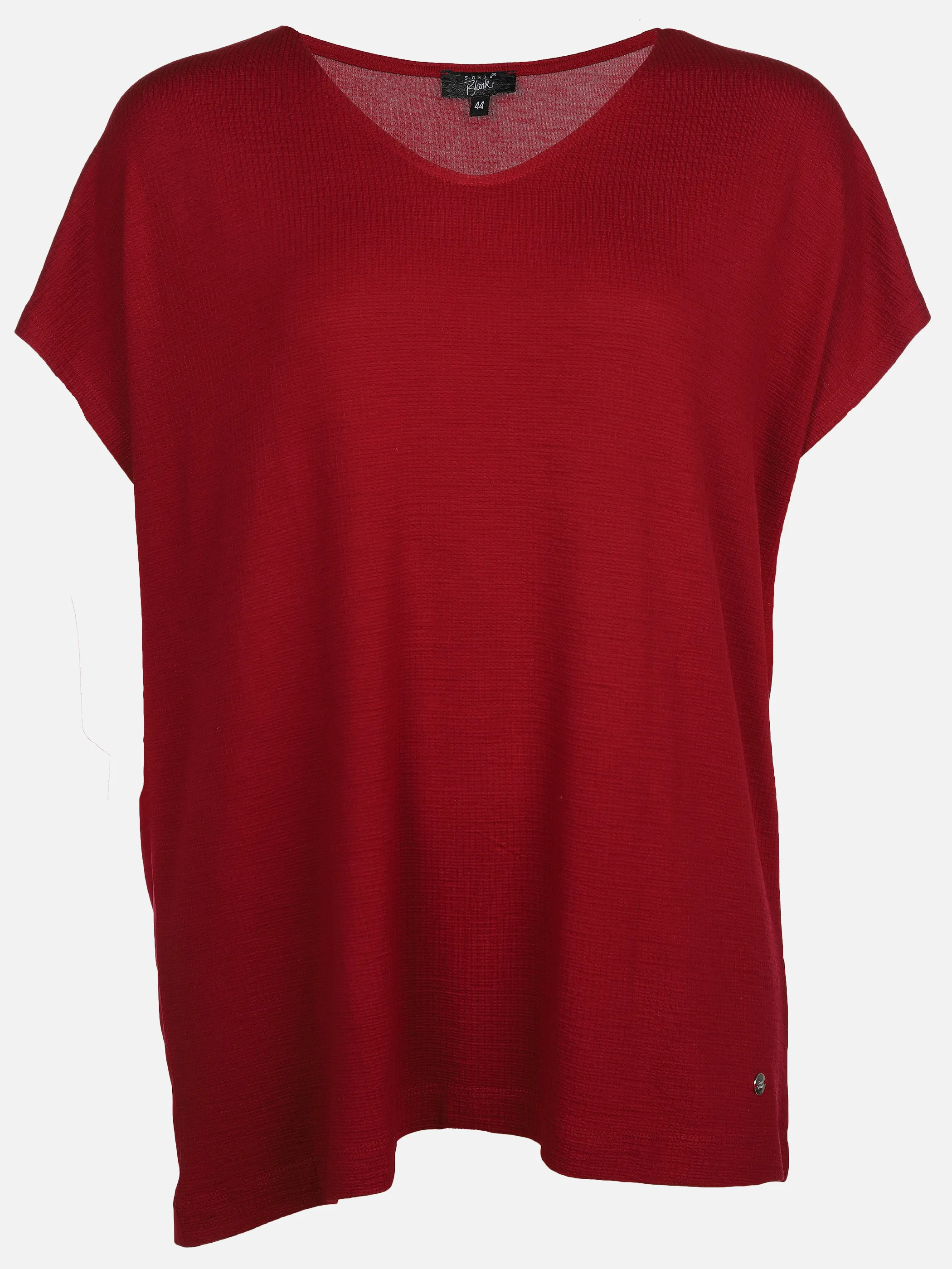 Sonja Blank Da-gr.Gr. T-Shirt V-Ausschnitt Rot 890338 BAROLO 1