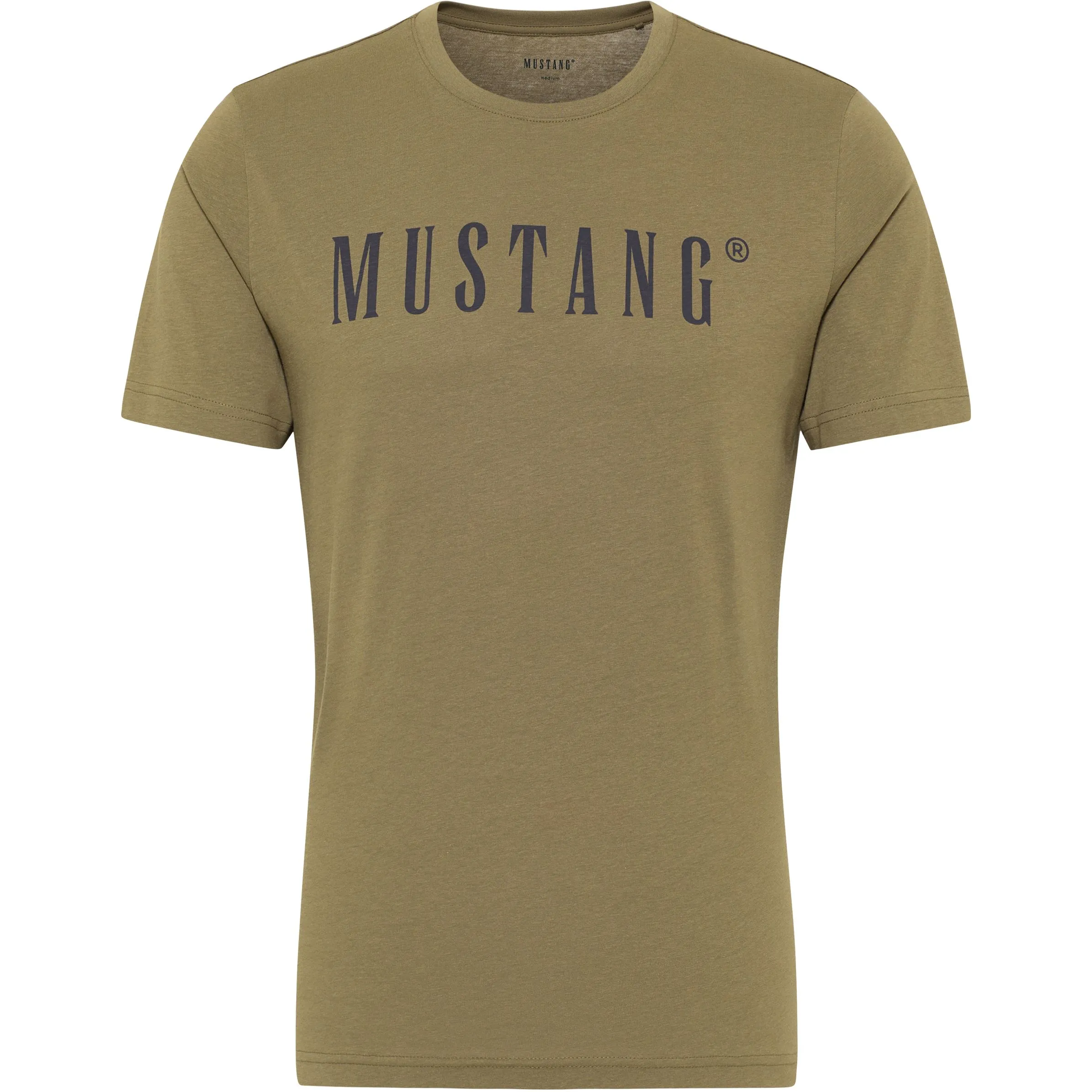 Mustang 1013221 STYLE ALEX C LOGO TEE Grün 874824 6358 1