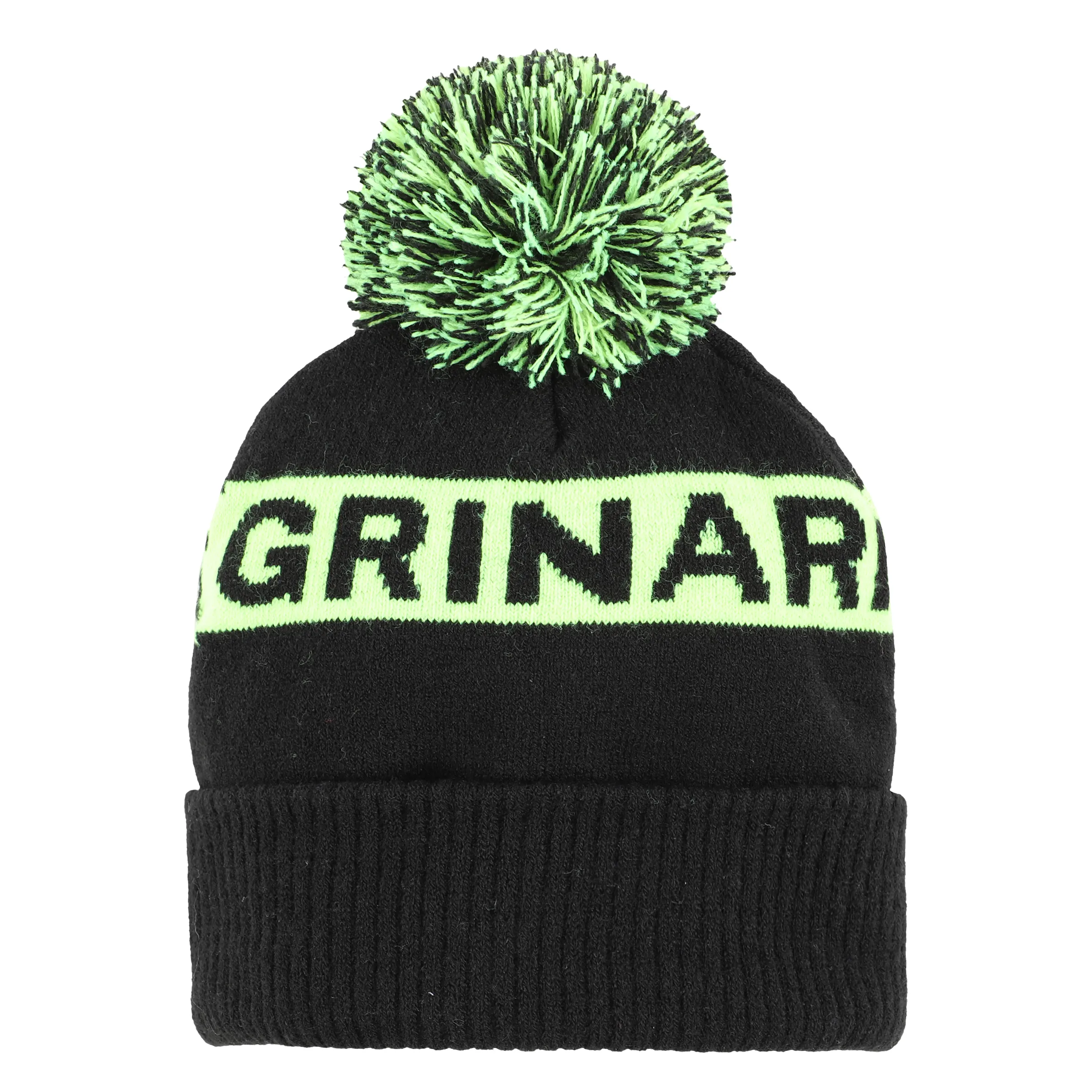 Grinario Sports He-Mütze mit Bommel Gelb 881770 BLACK/YEL 1