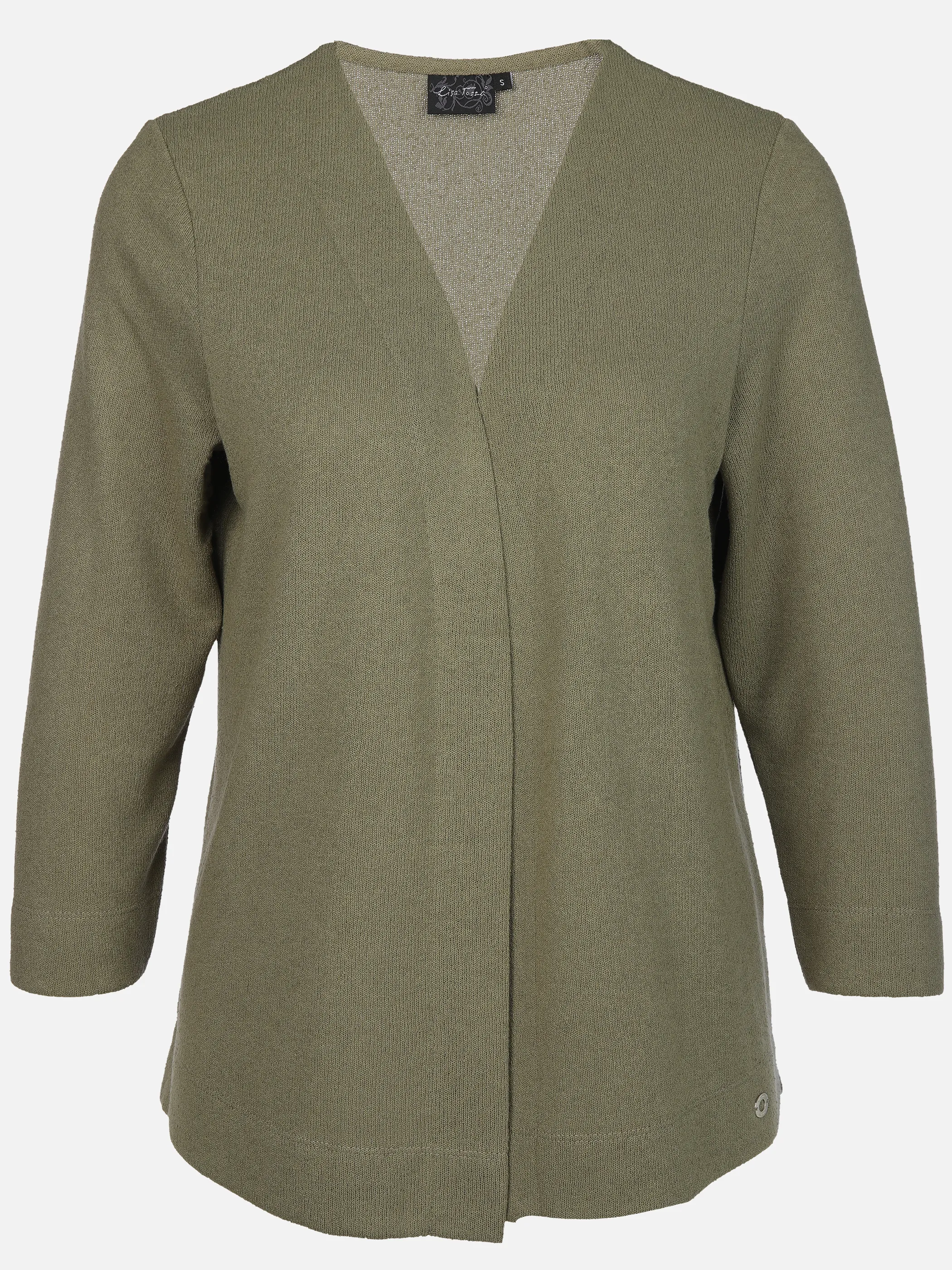 Lisa Tossa Da-Cardigan in Boucle-Optik Oliv 906583 TREK 1