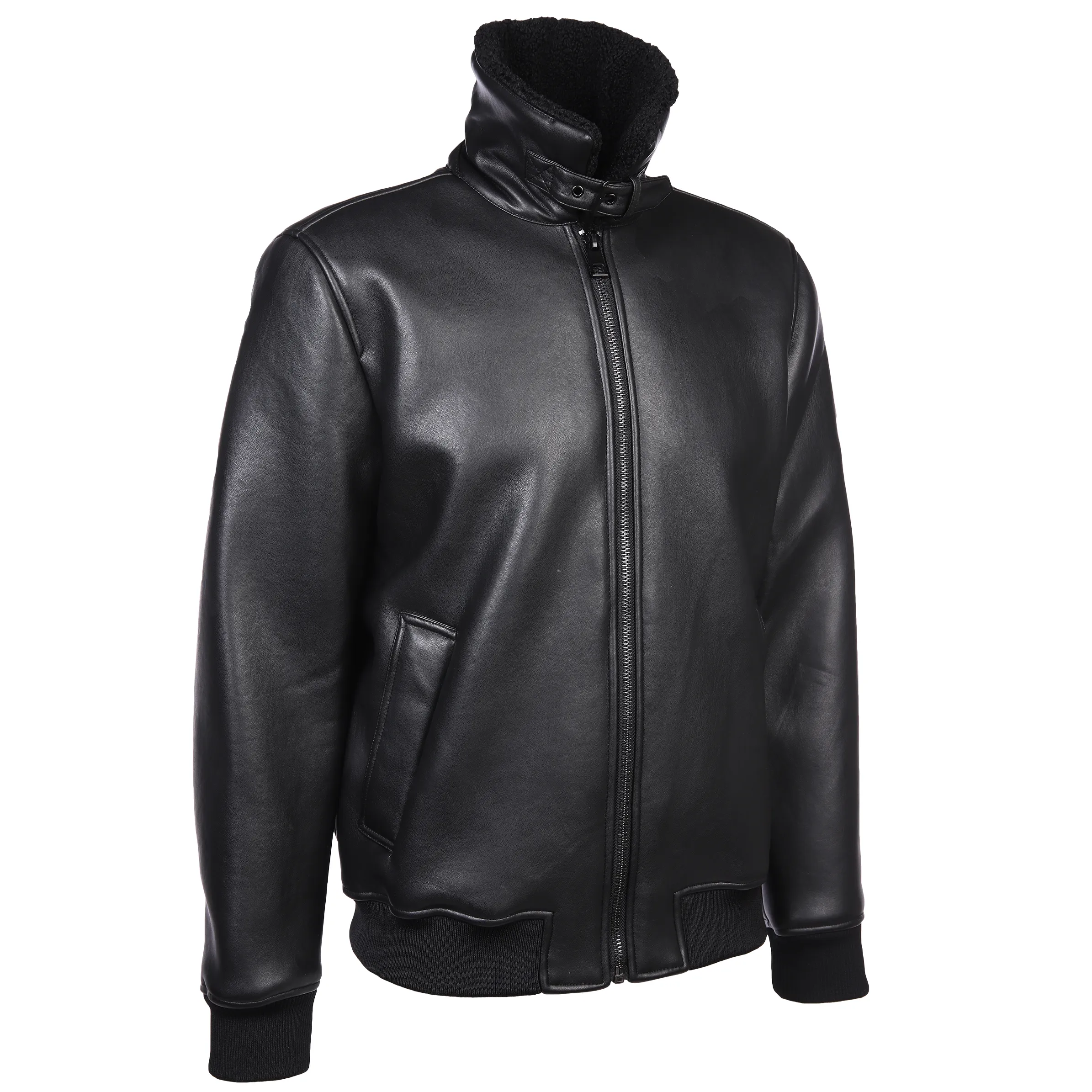 Jim Spencer He. Fliegerblouson sherpa Schwarz 880523 SCHWARZ 3