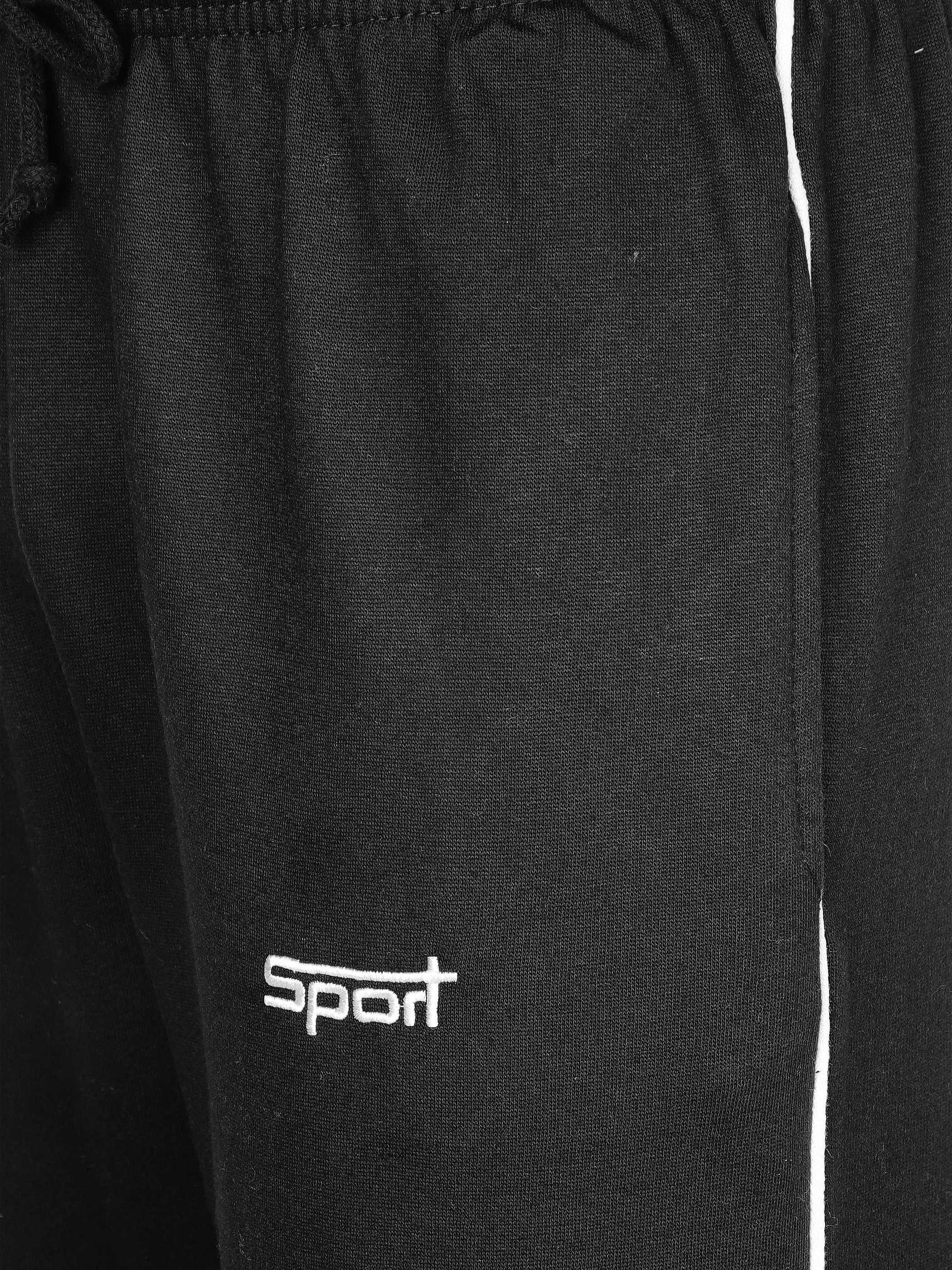 Grinario Sports He-Jogginghose m. Bündchen Schwarz 911579 BLACK 4