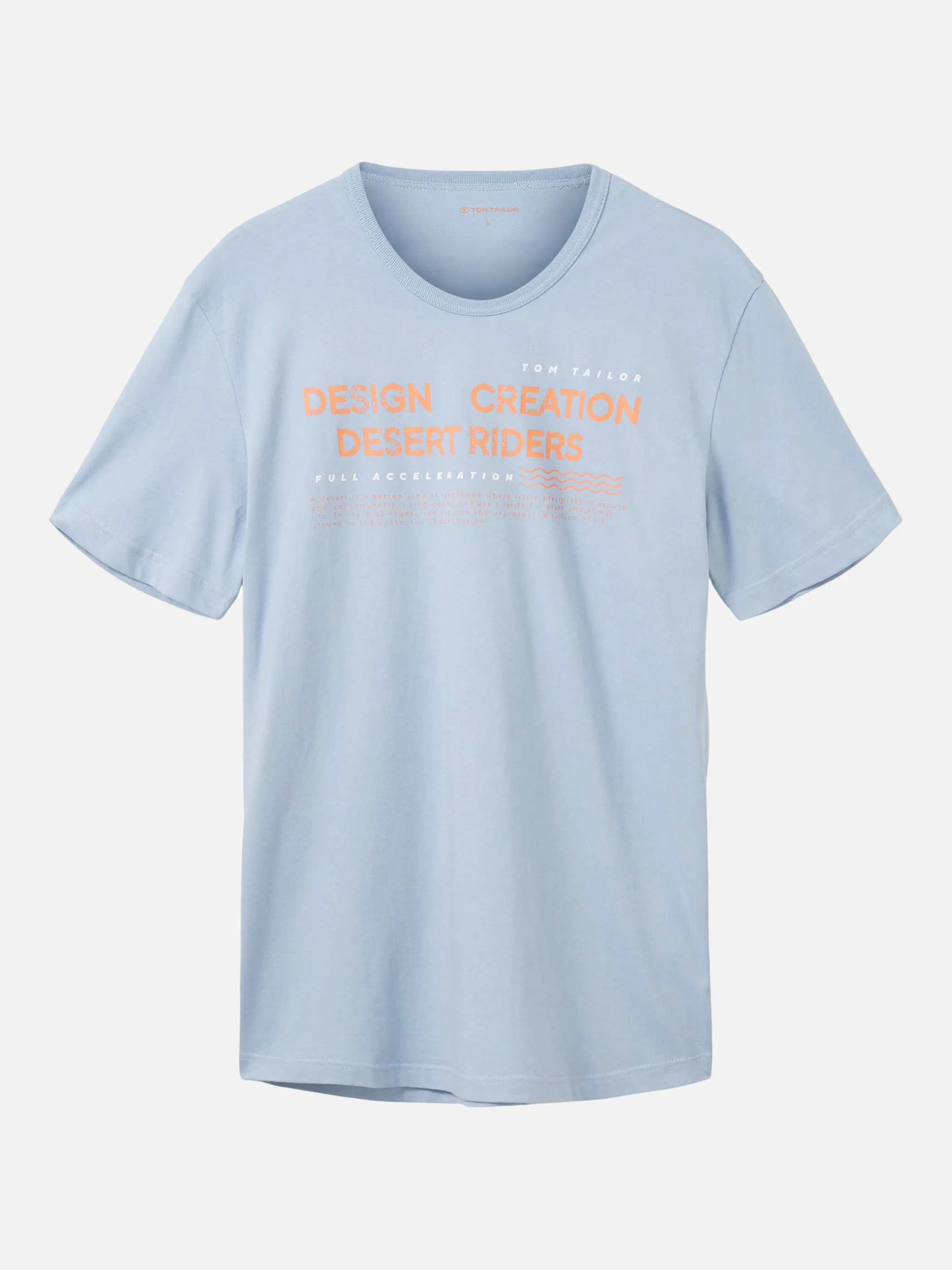 Tom Tailor 1036426 wording logo print t-shirt Blau 880537 26320 1 Tom Tailor 1036426 wording logo print t-shirt Blau 880537 26320 1