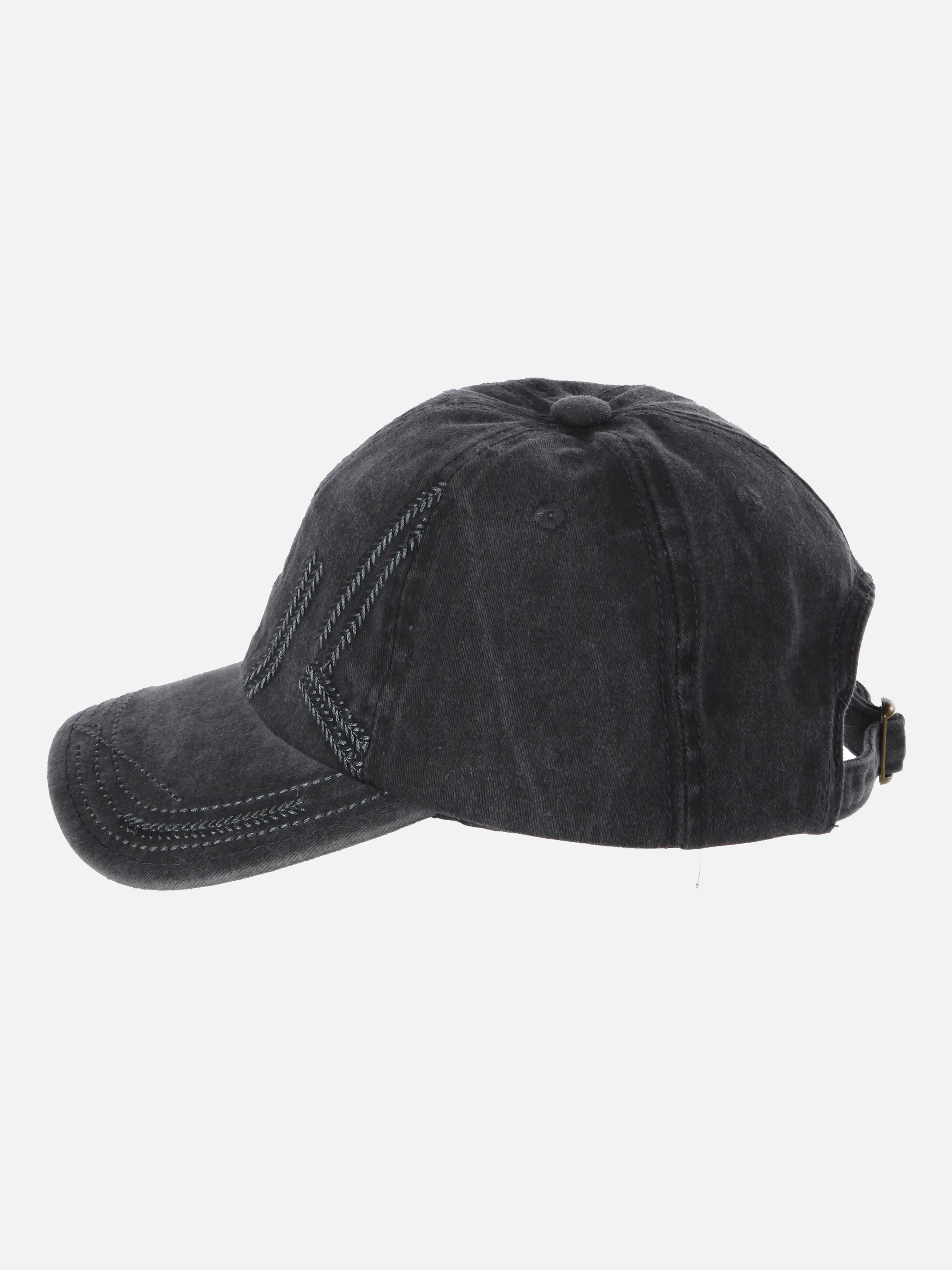 Stop + Go TB Basecap in schwarz mit Schwarz 851980 SCHWARZ 2