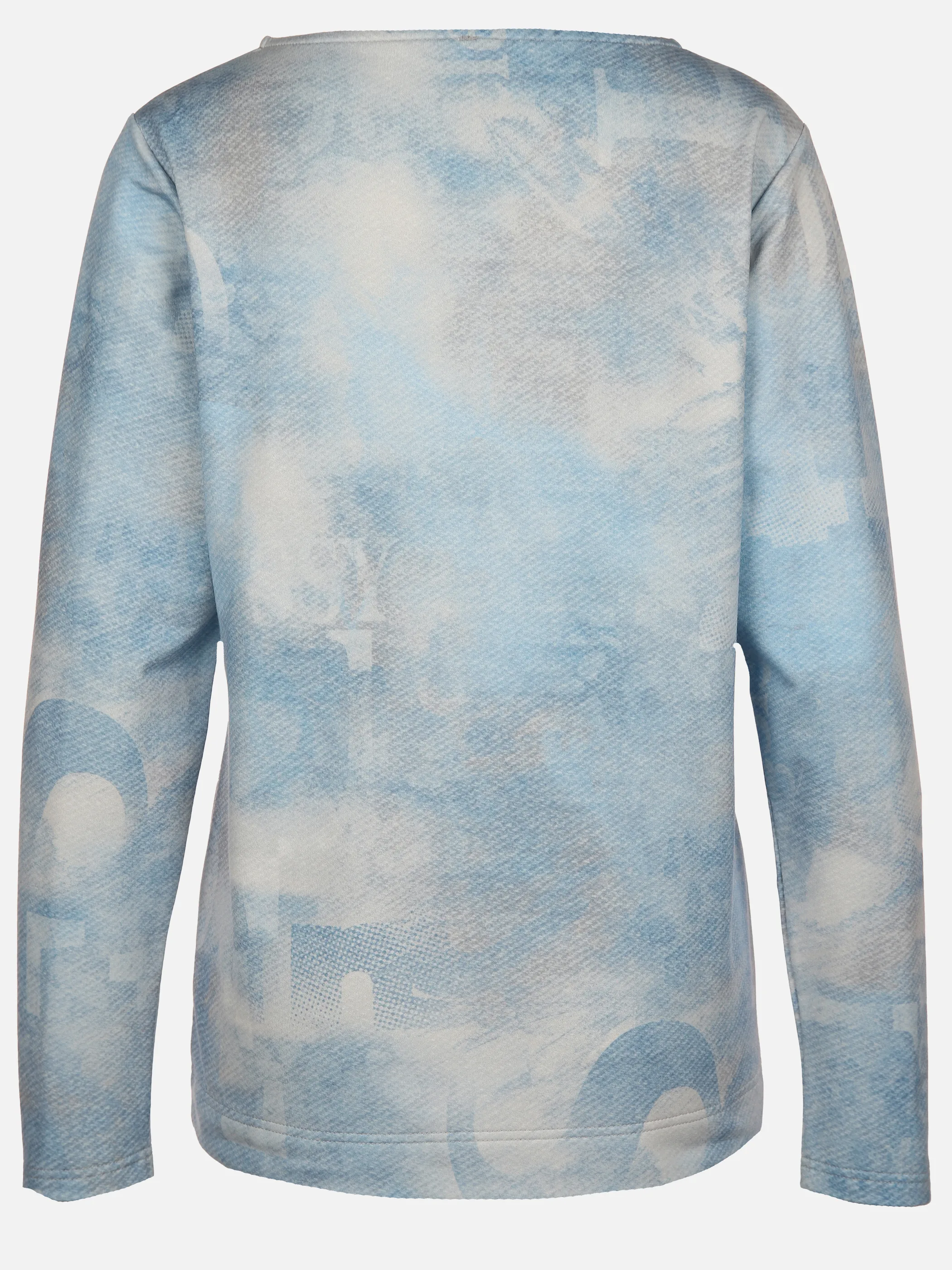 Lisa Tossa Da-Print-Shirt m. 1/1 Arm Blau 893302 MIDBLUE 2