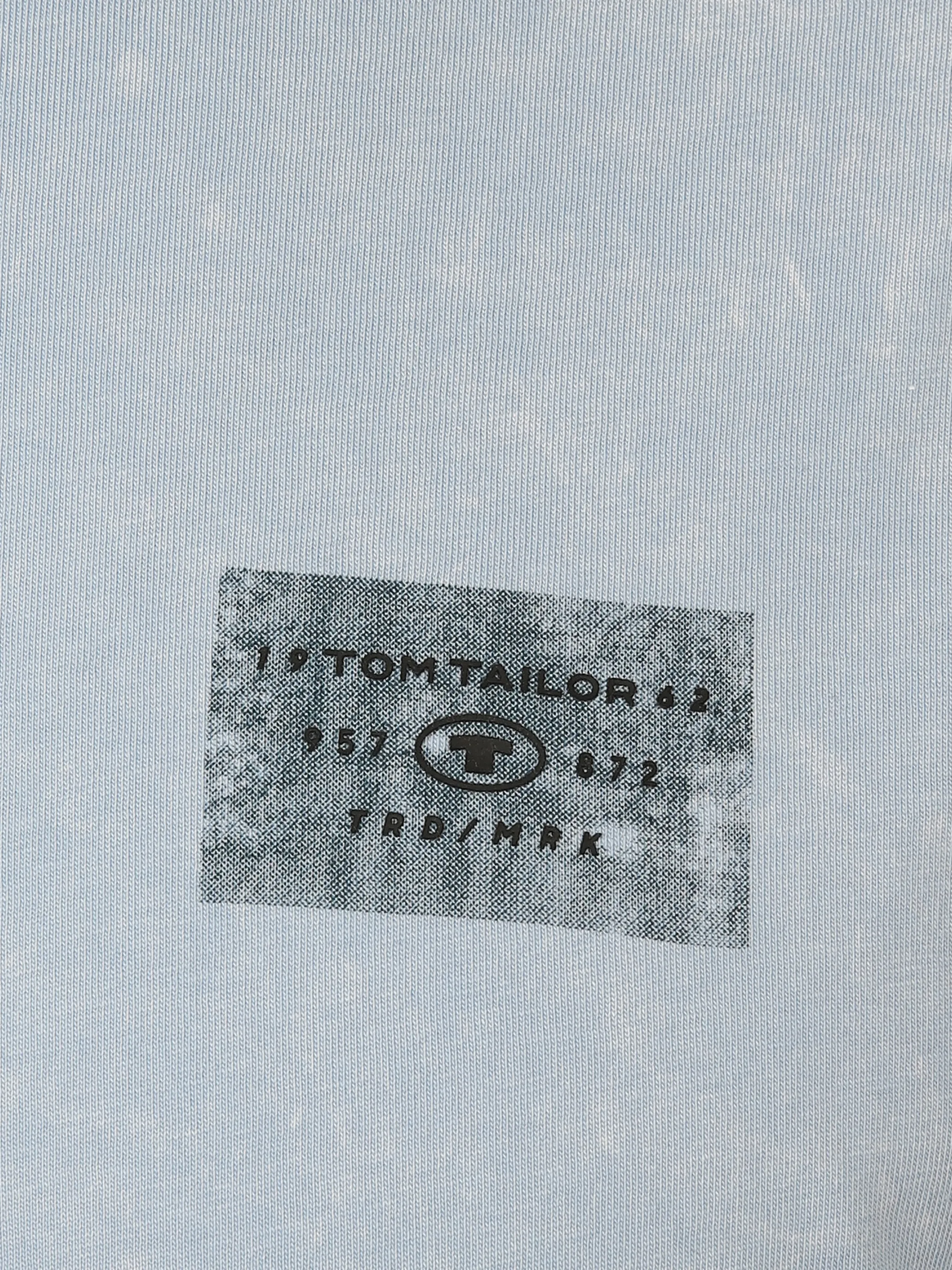 Tom Tailor 1036431 washed t-shirt with print Blau 880536 26320 3 Tom Tailor 1036431 washed t-shirt with print Blau 880536 26320 3
