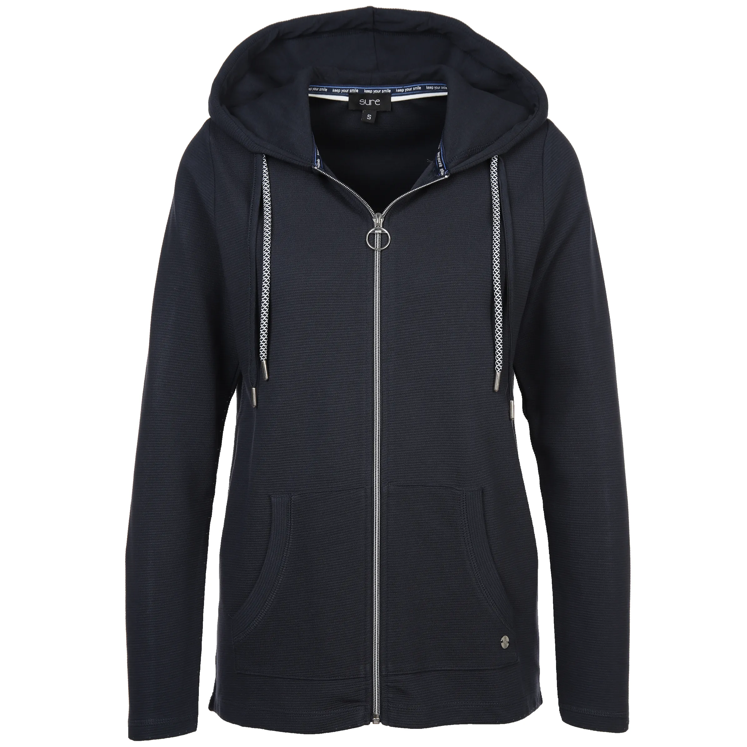 Sure Da-Sweatjacke m. Kapuze Marine 881817 NAVY 1