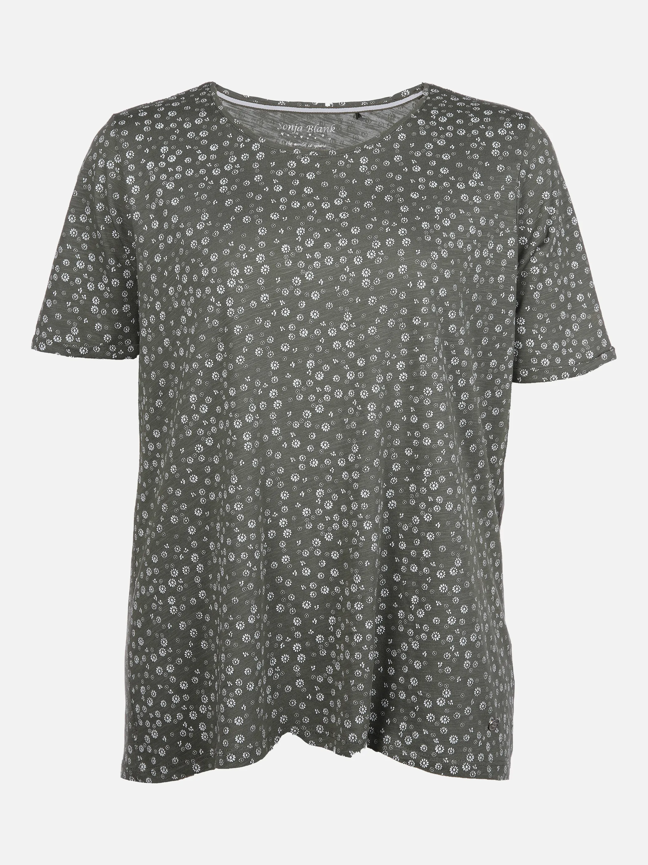 Sonja Blank Da-Gr.Größen Shirt m. Print Grün 862276 OLIVE 1 Sonja Blank Da-Gr.Größen Shirt m. Print Grün 862276 OLIVE 1