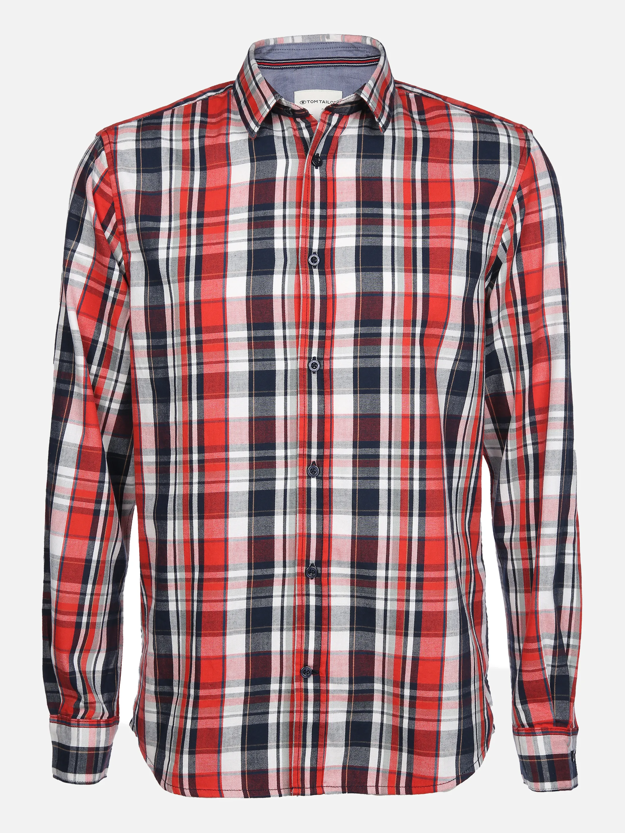 Tom Tailor 1028678 regular check shirt Rot 857008 28404 1 Tom Tailor 1028678 regular check shirt Rot 857008 28404 1