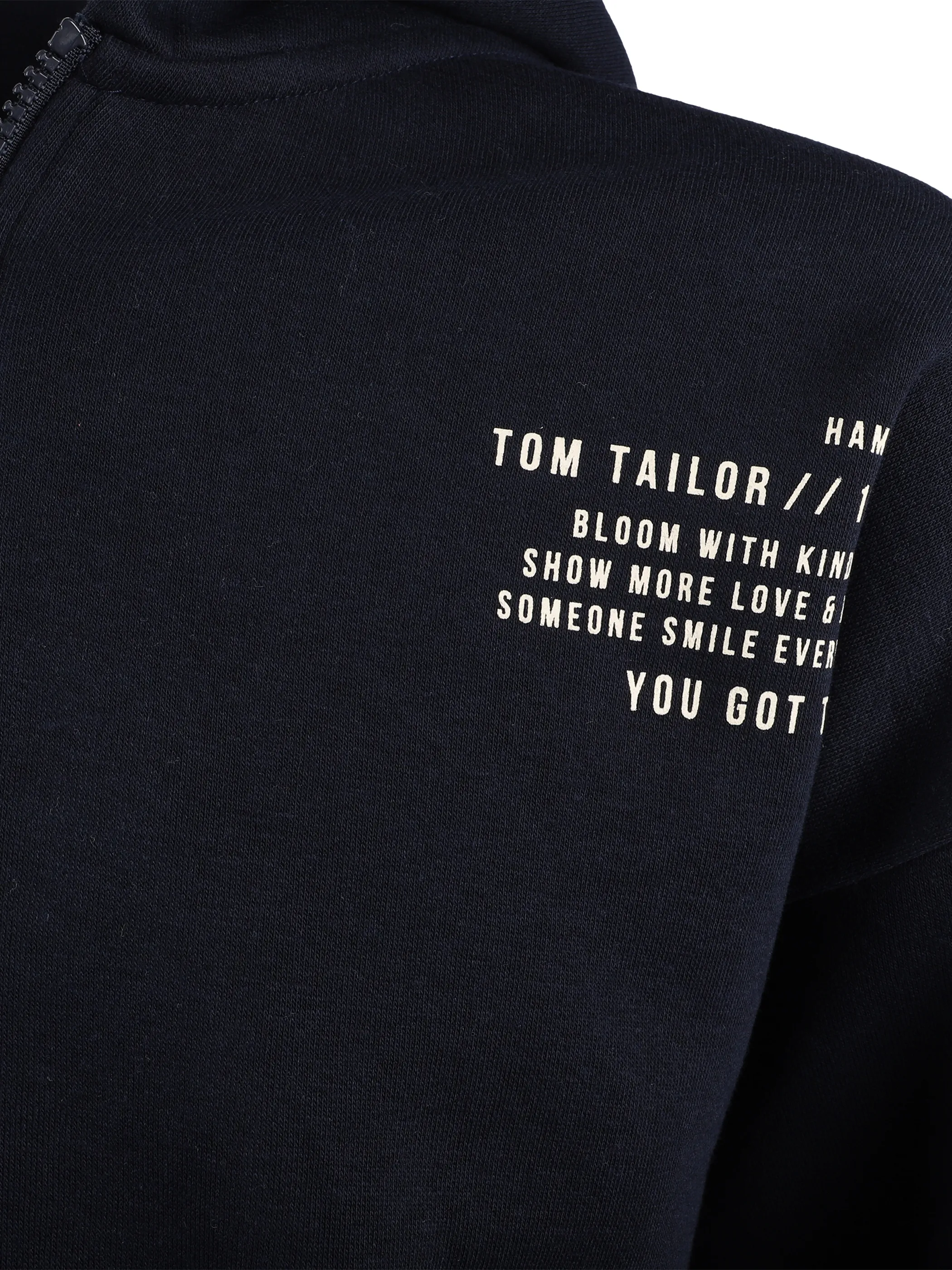 Tom Tailor 1033146 hoody sweat jacket Blau 869667 10668 3