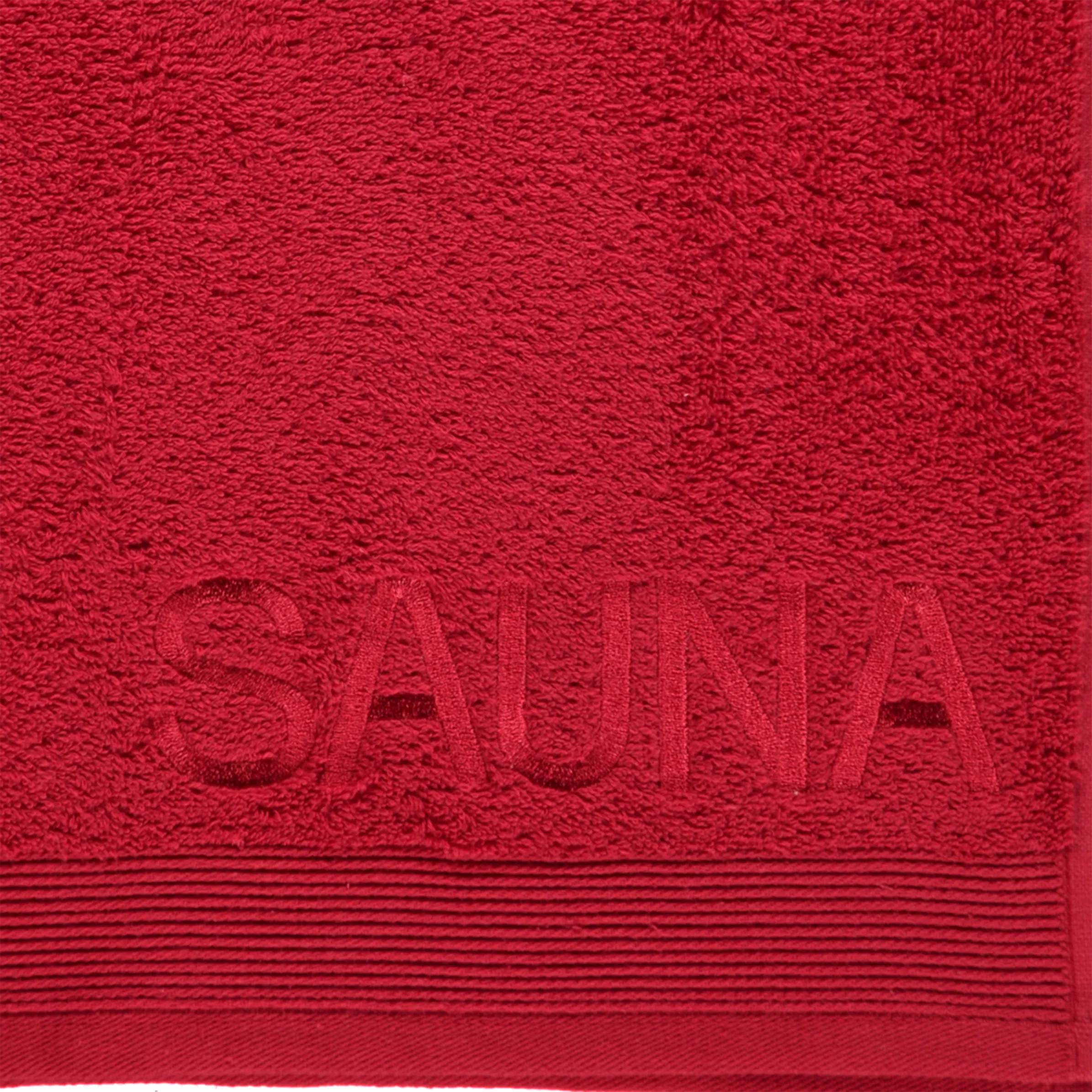 Villa Grinario Saunatuch 70x180cm Rot 803688 ROT 3