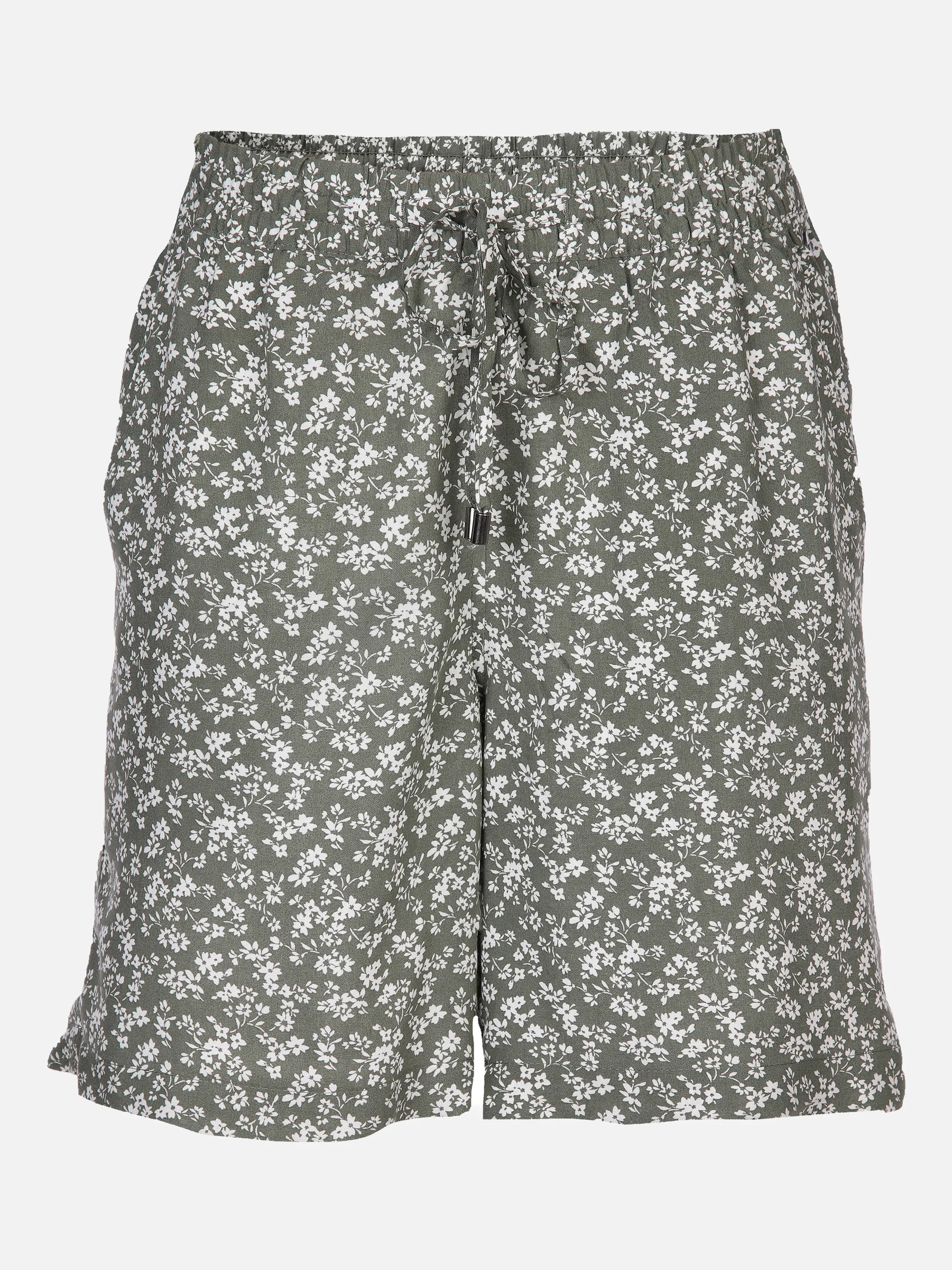 Sure Da-Short m. Alloverprint Grün 864715 OLIVE/OFFW 1